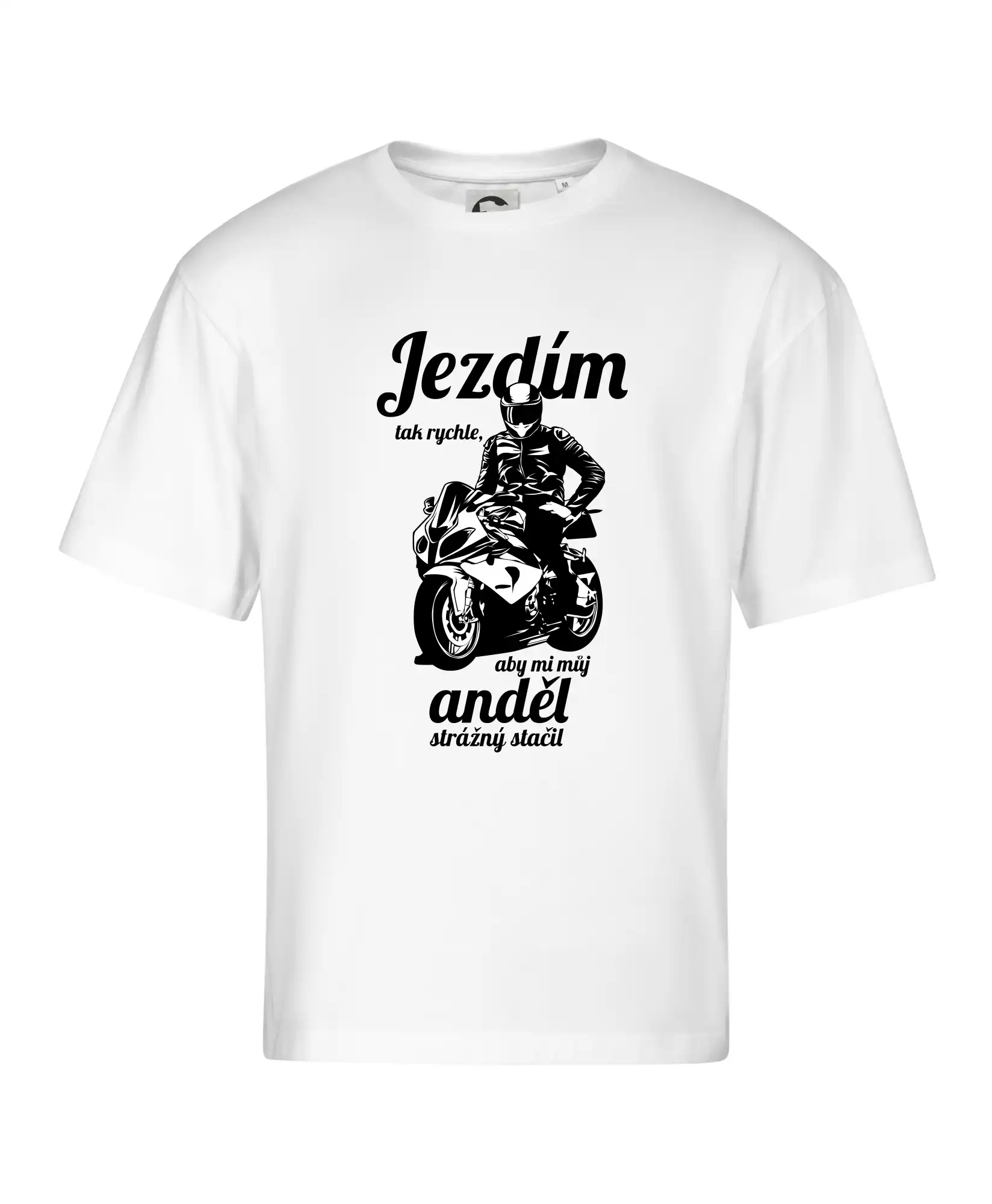 Silniční motorka - jezdím tak rychle, aby mi můj anděl strážný stačil