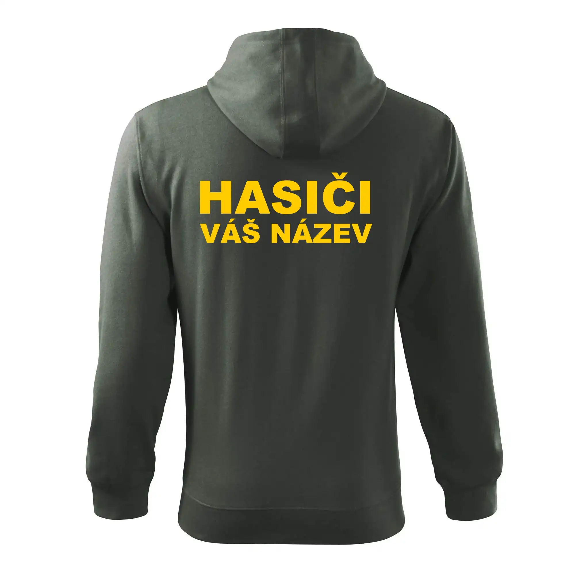 Hasiči - žlutý nápis - váš název sboru