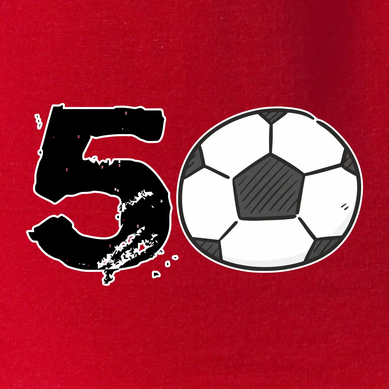 Fotbal kulaté narozeniny 50