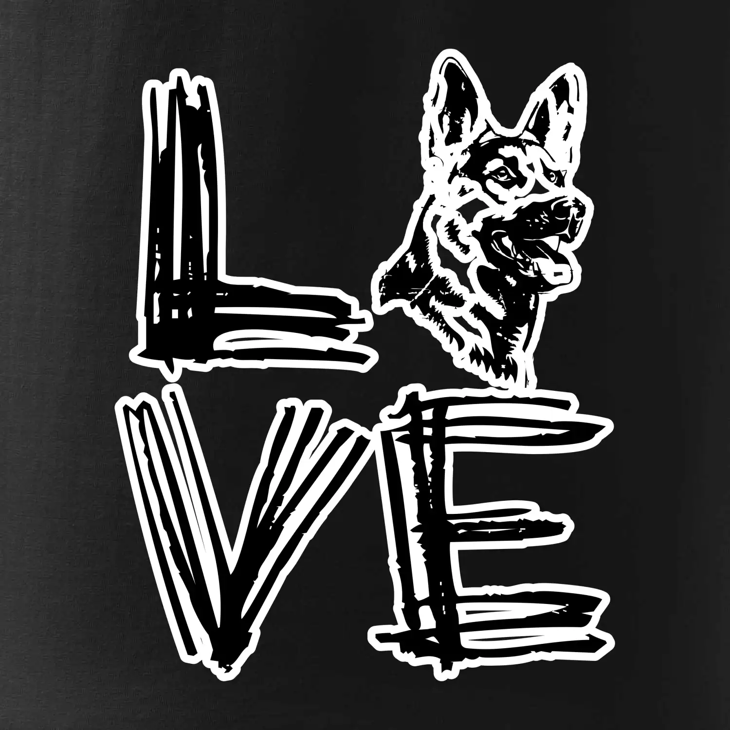 Německý ovčák love