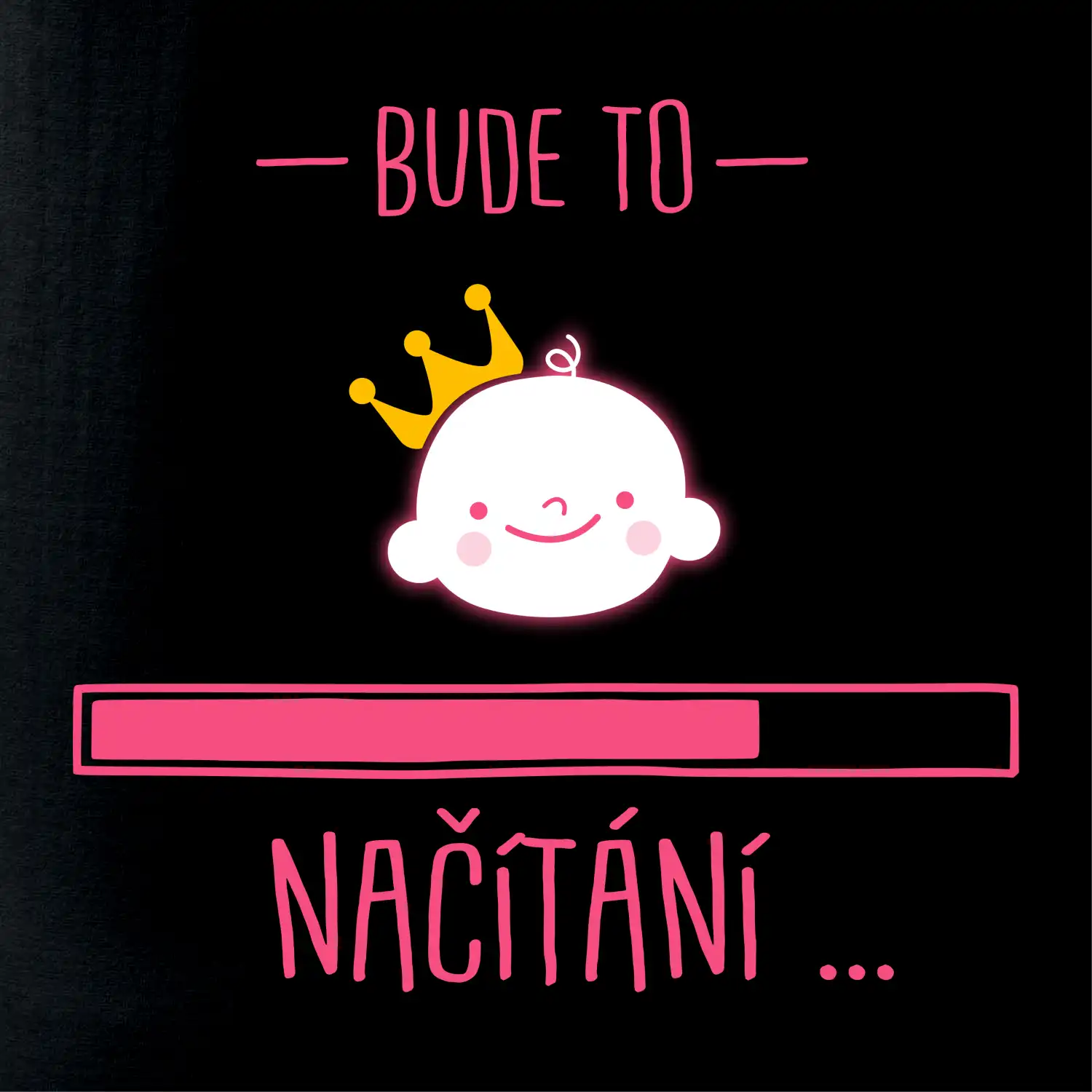 Bude to ... načítání - růžové