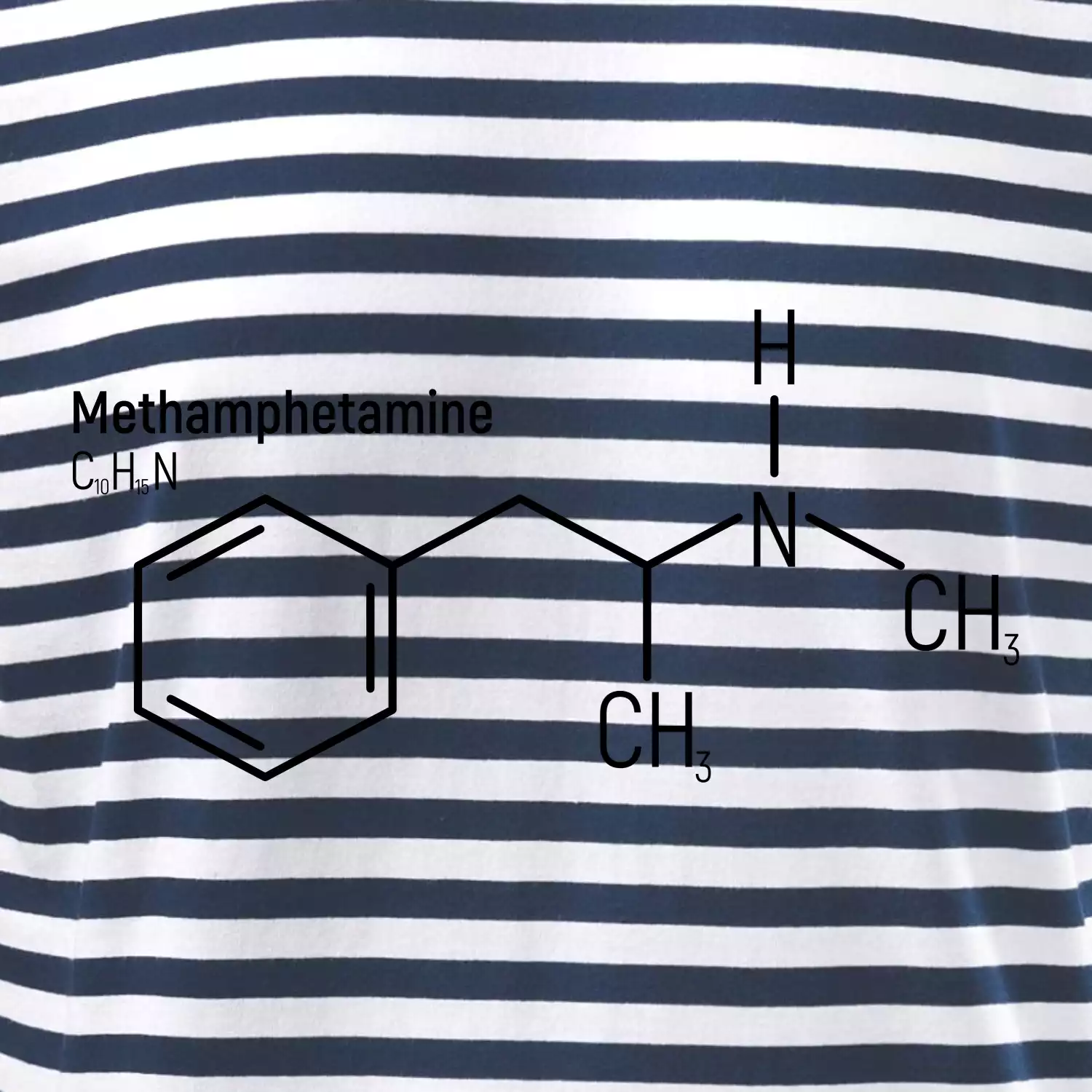 Molekulární struktura Metamfetamin