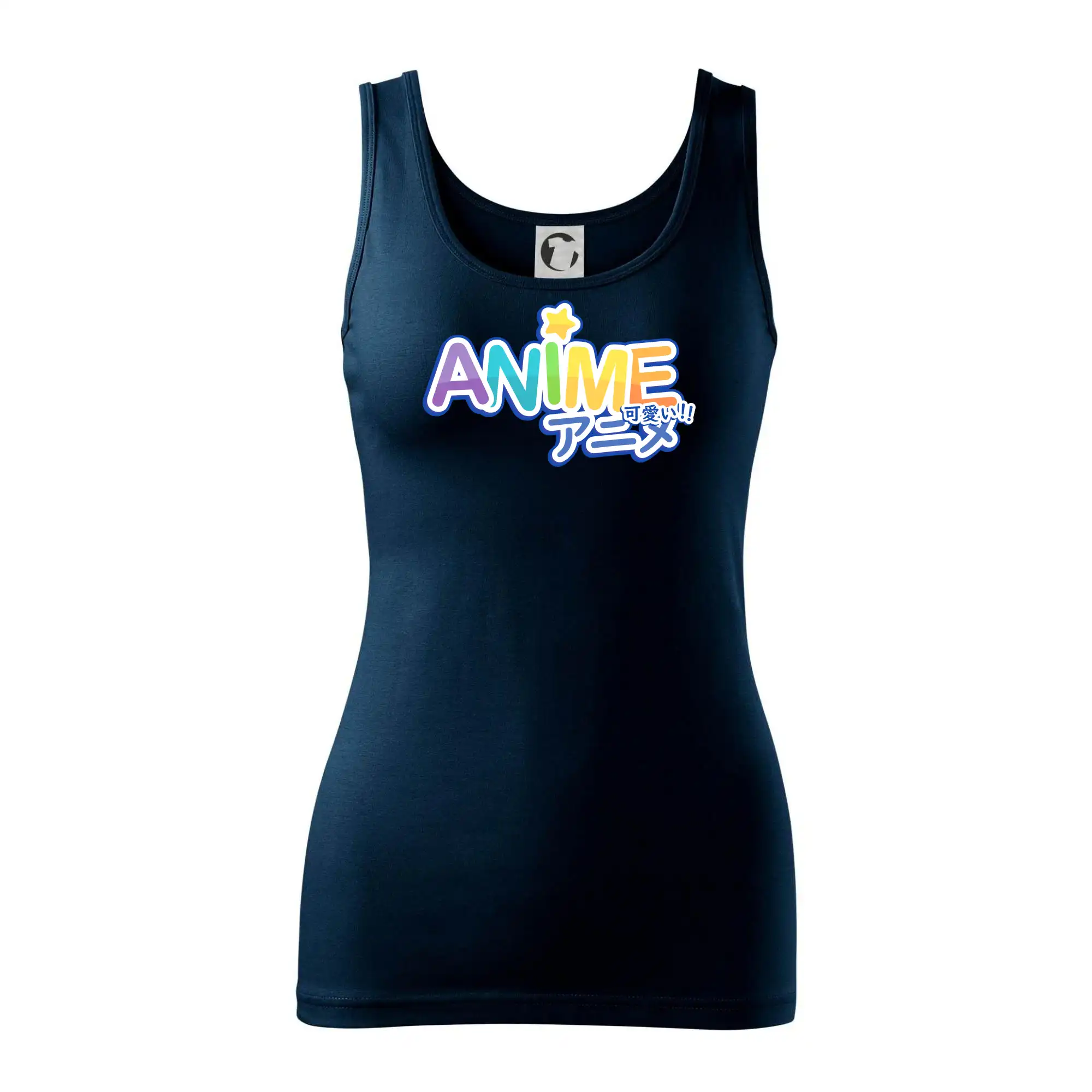 Anime nápis duhový