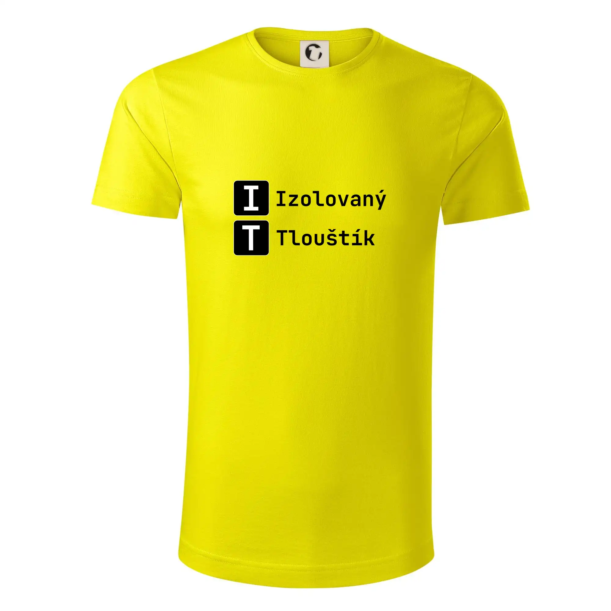IT Nápis Izolovaný Tlouštík