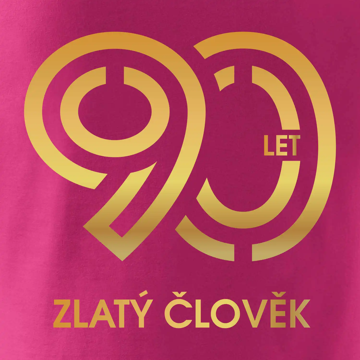 90 let zlatý člověk