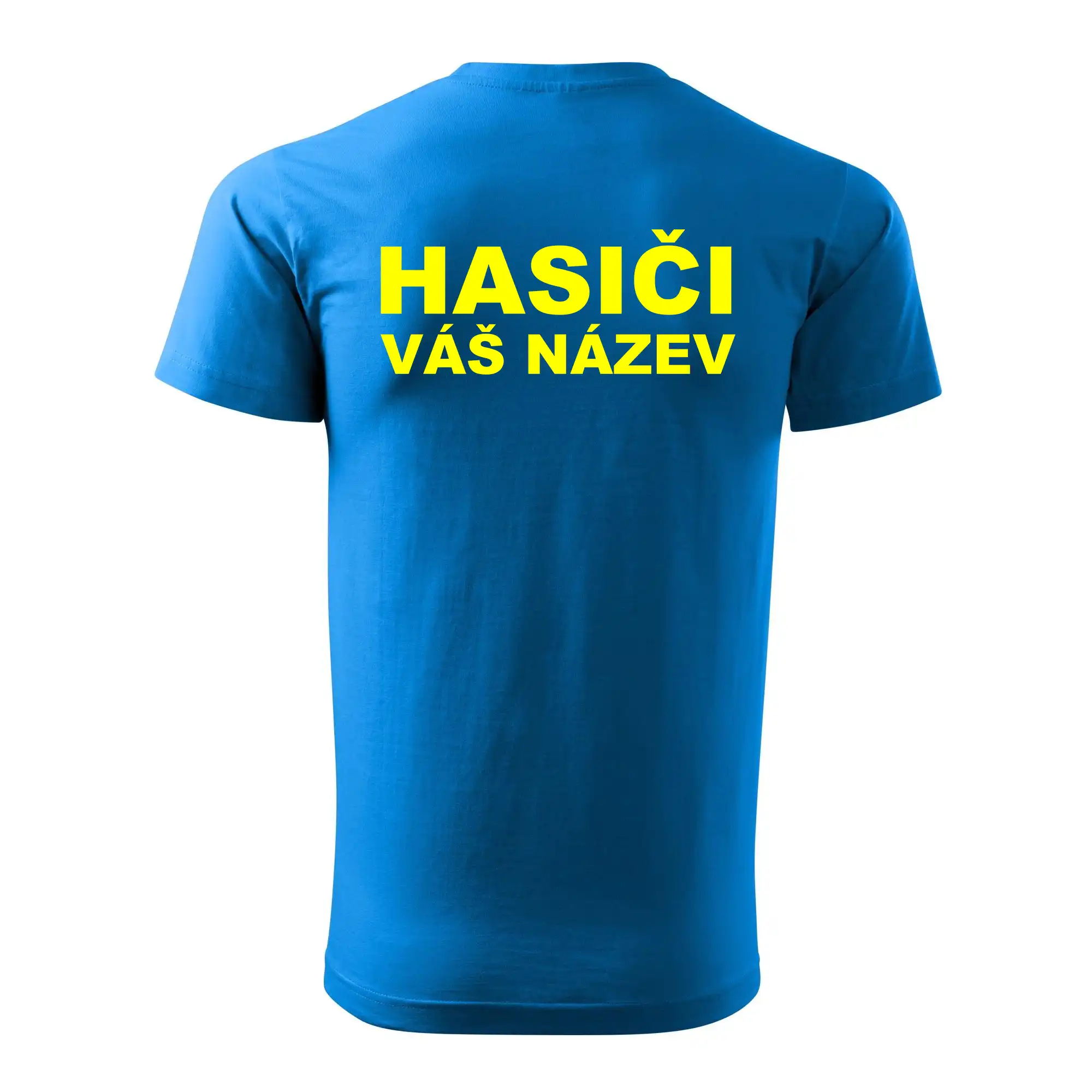 Hasiči - žlutý nápis - váš název sboru
