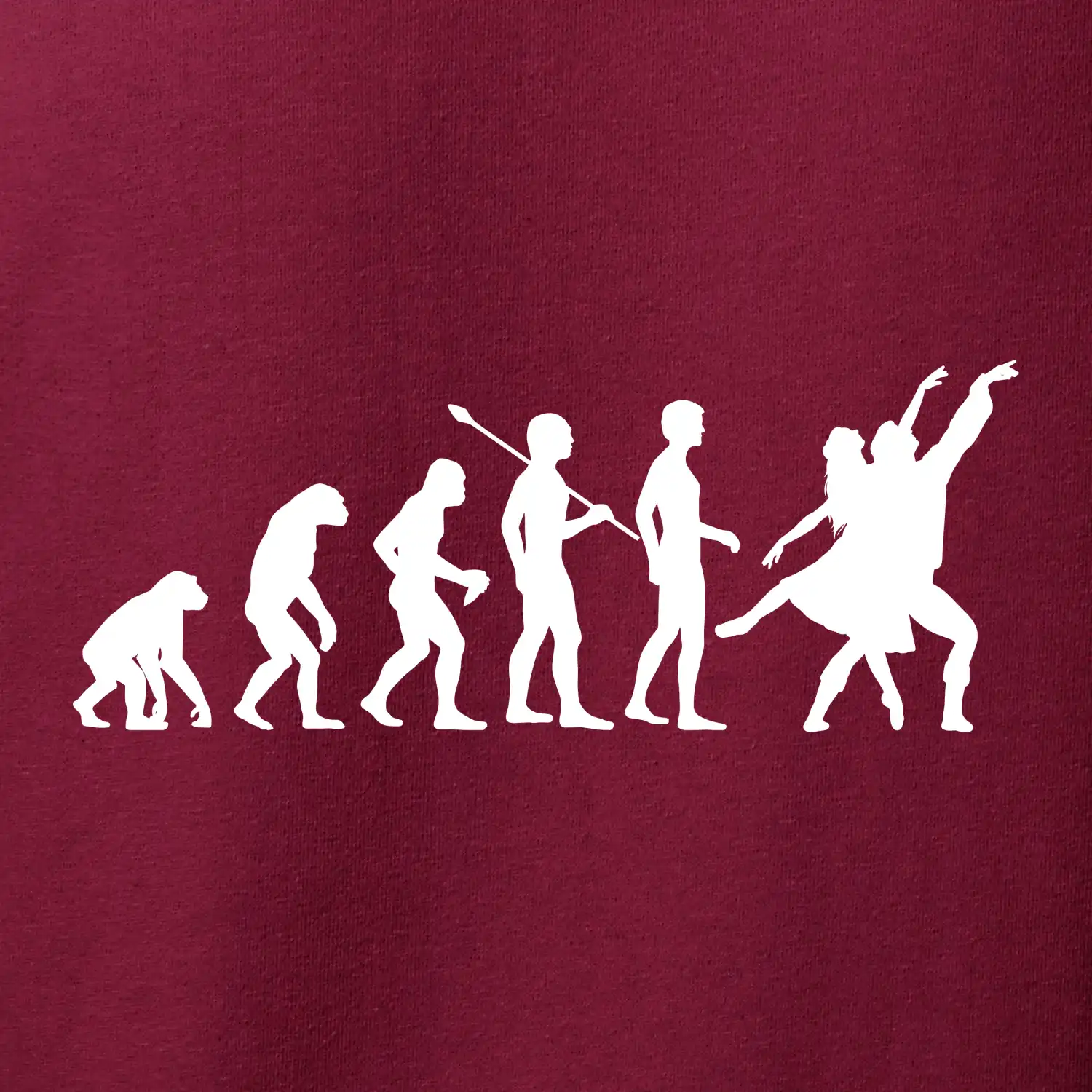 Evoluce tanec - tančící dvojice