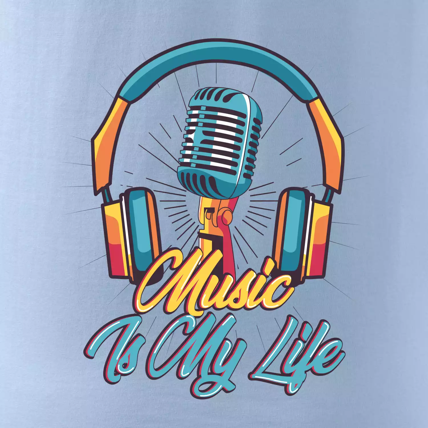 Music is my life sluchátka
