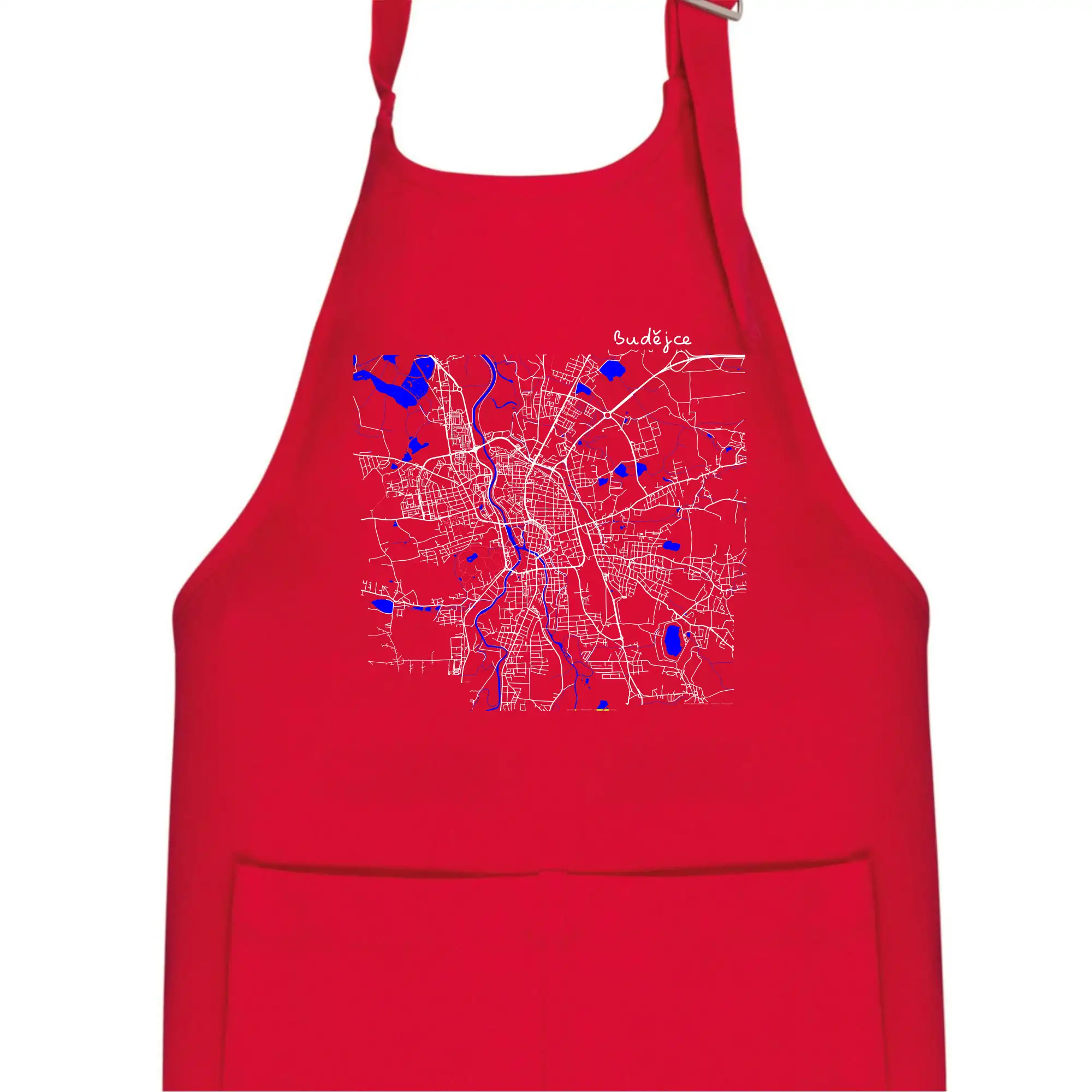 Budějce  - Mapa s vodními toky