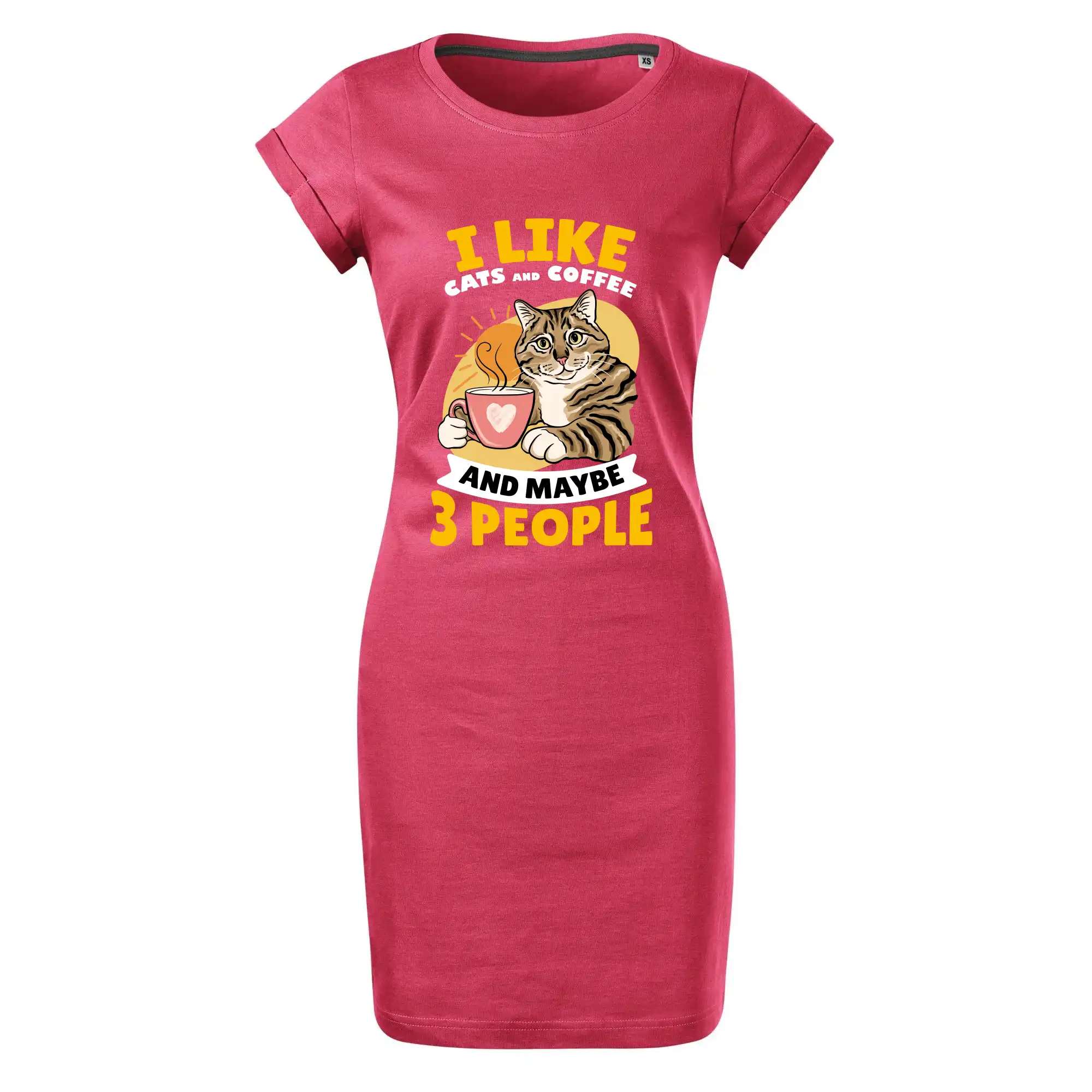 I like cats and coffee and maybe 3 people