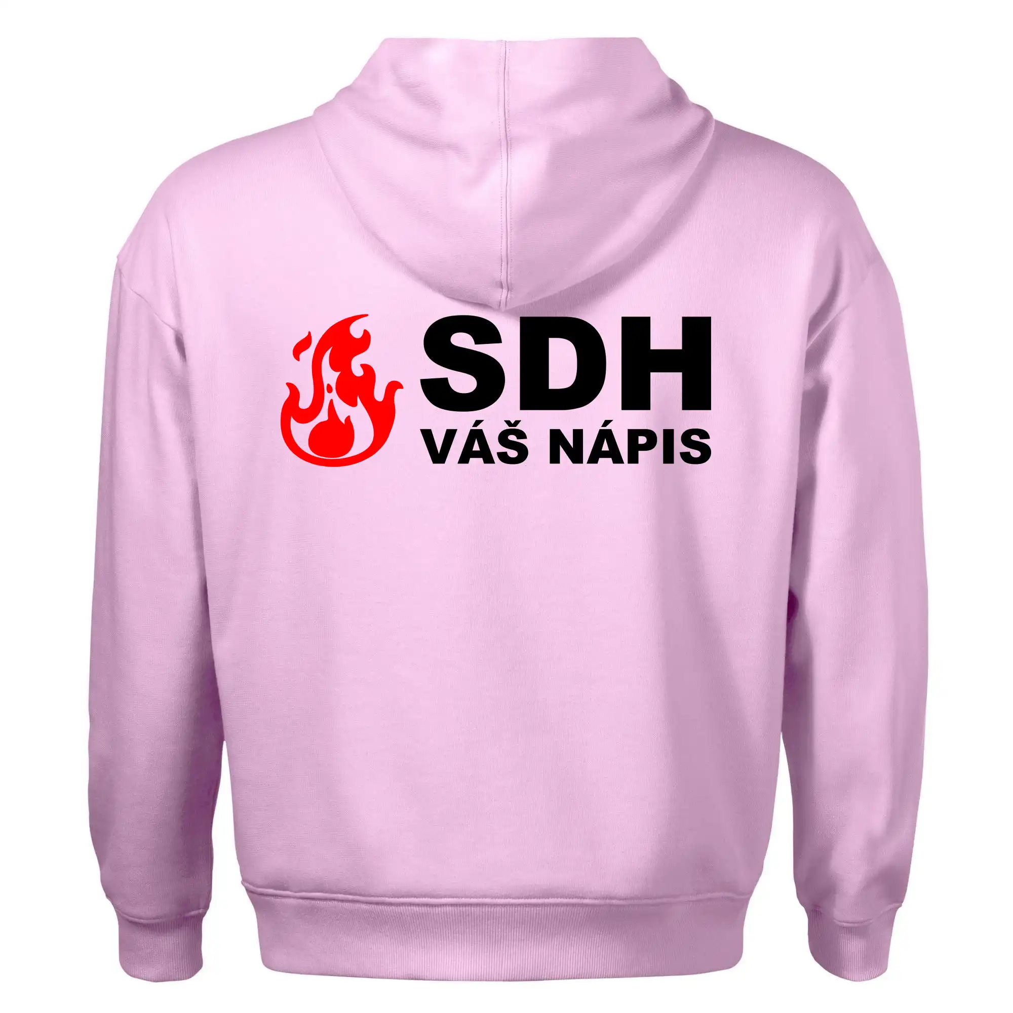 SDH nápis (oheň, firesport, název sboru - vlastní nápis)