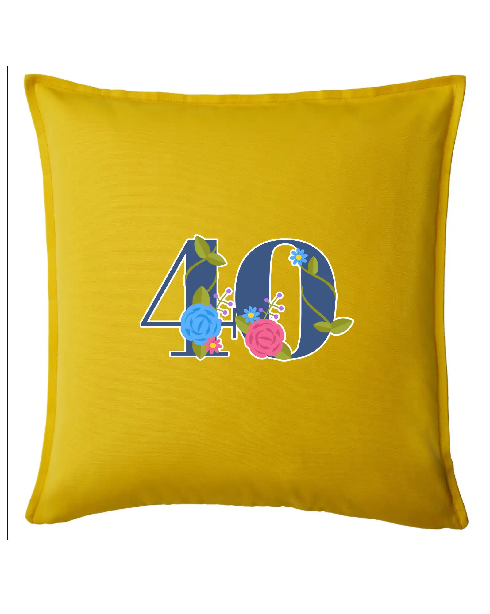 Květinové číslo kreslené - 40