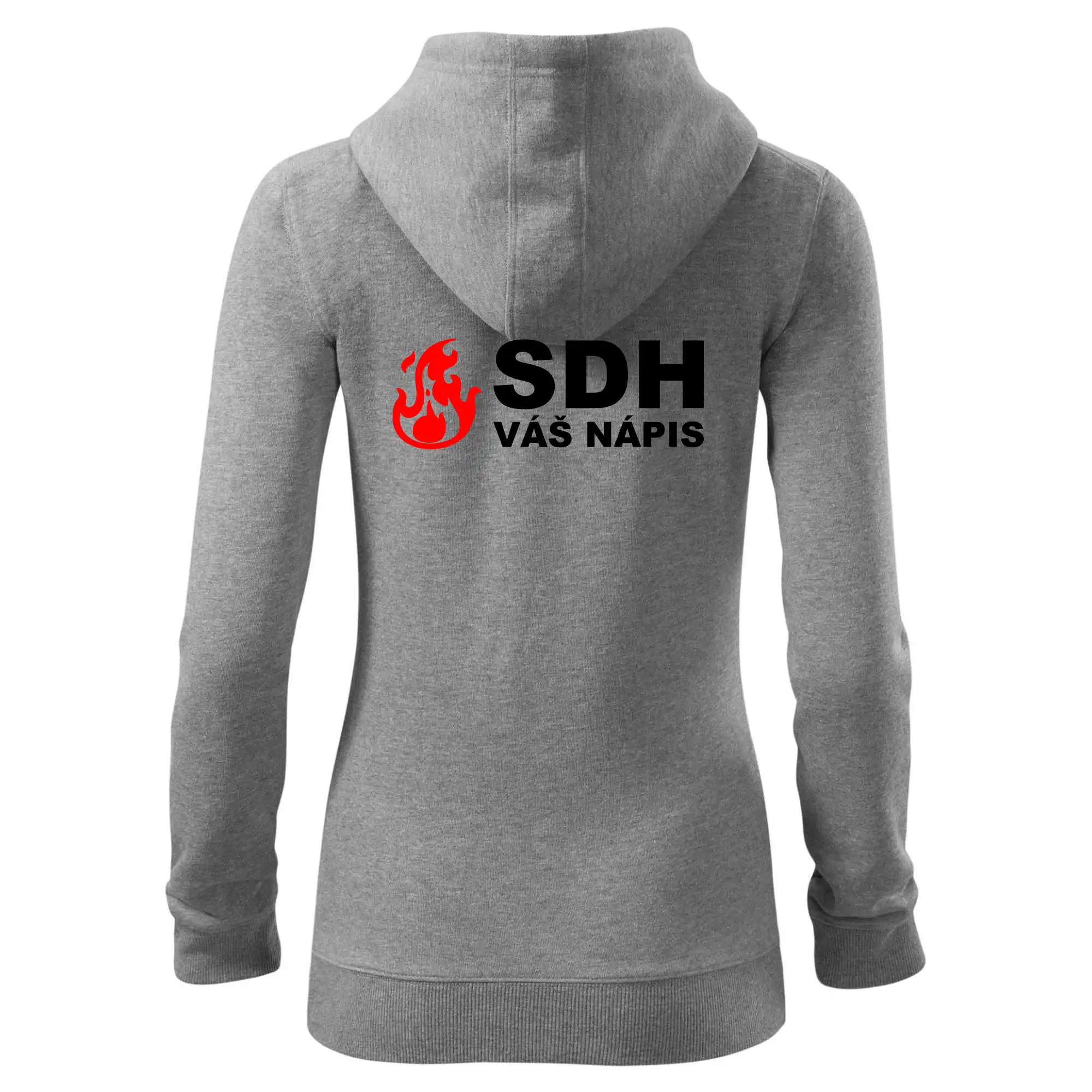 SDH nápis (oheň, název sboru - vlastní nápis)
