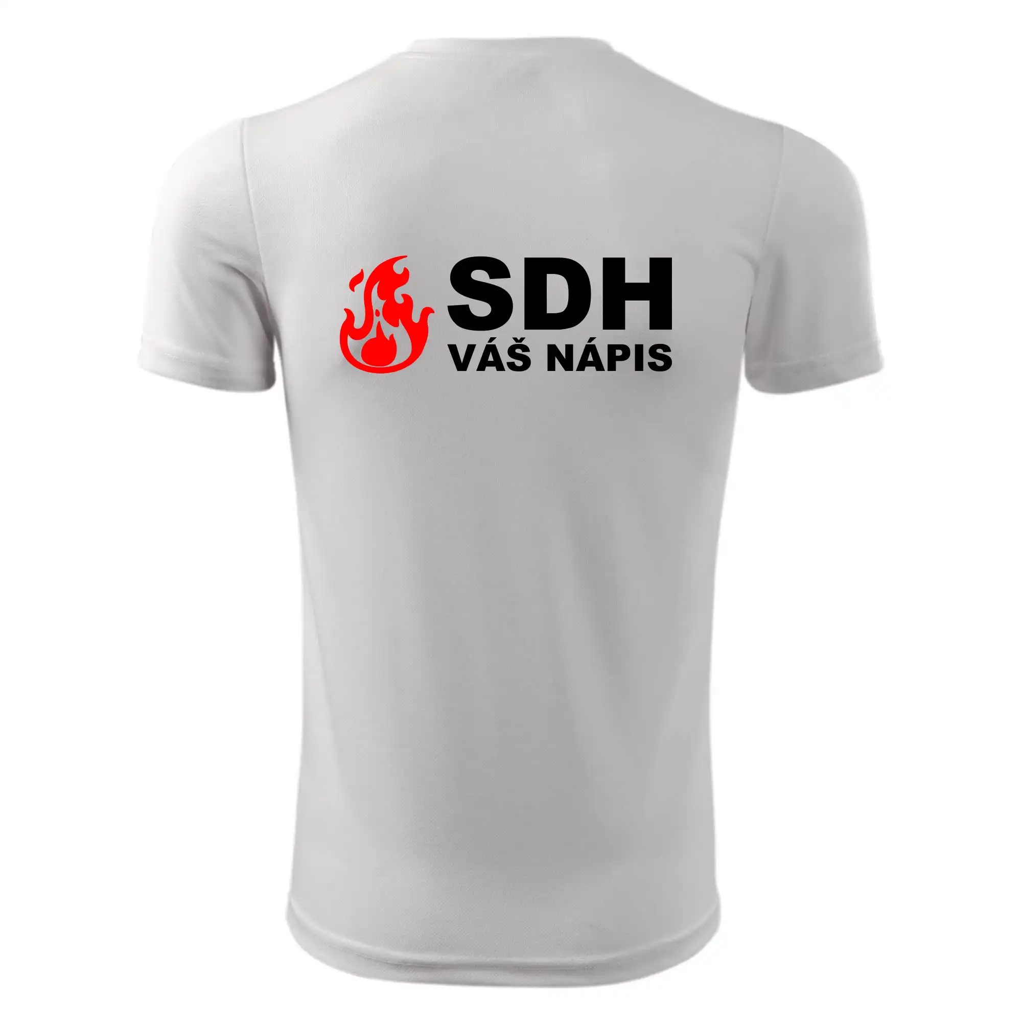 SDH nápis (oheň, firesport, název sboru - vlastní nápis)