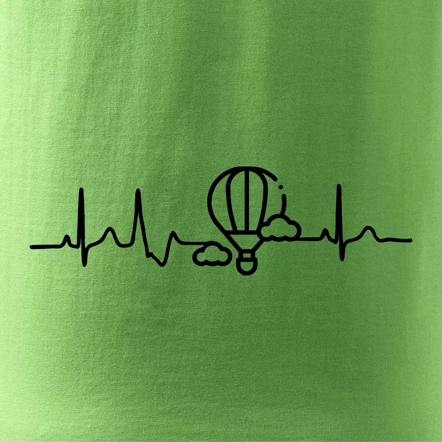 EKG létání balonem