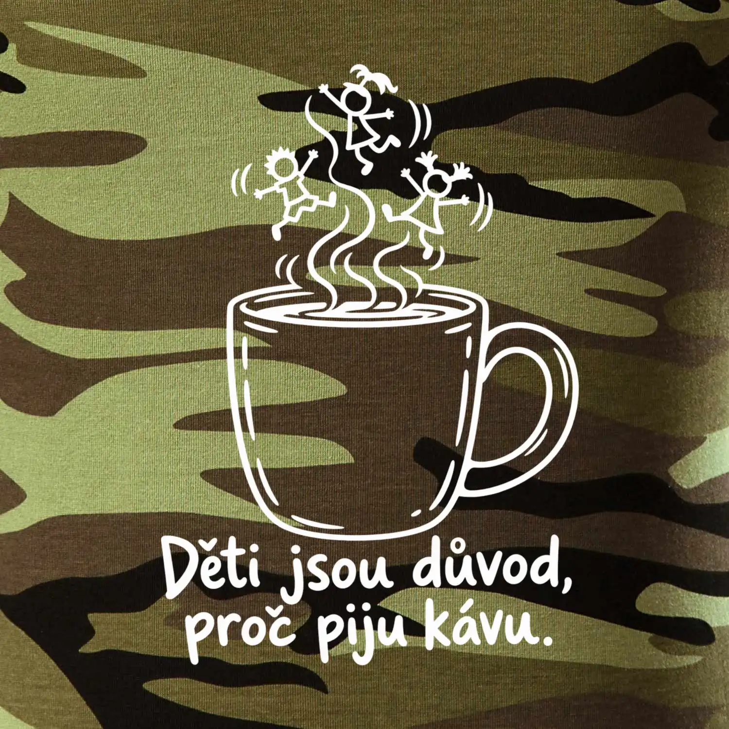 Děti jsou důvod, proč piju kávu