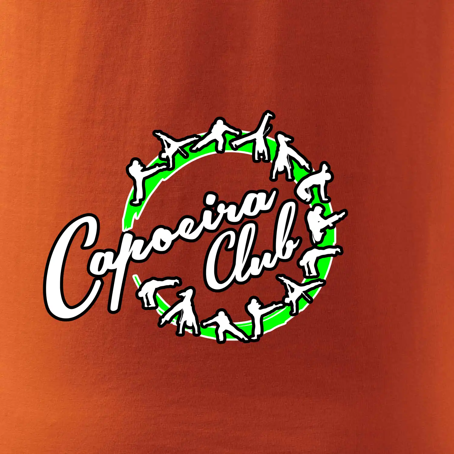 Capoeira club nápis - cviky v kruhu