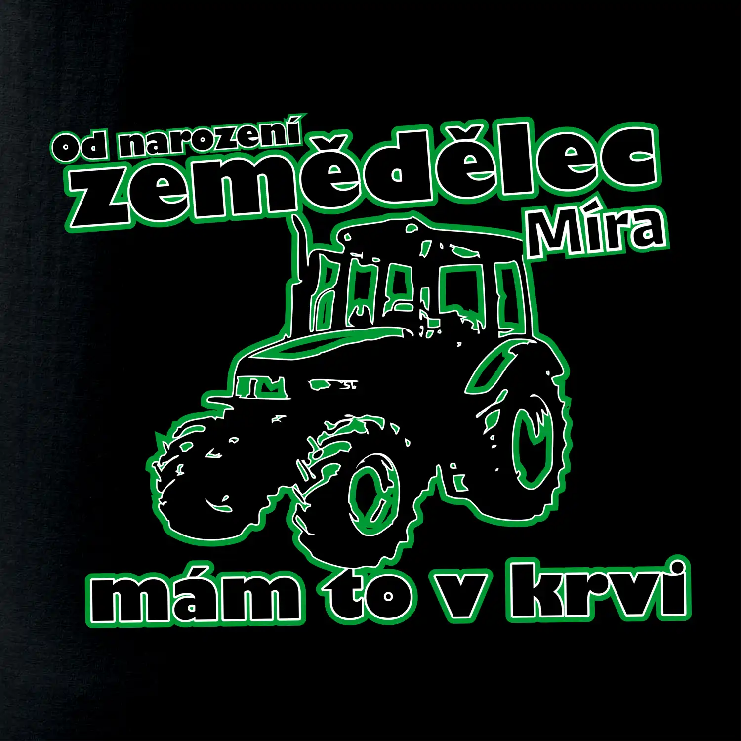 Od narození zemědělec, mám to v krvi