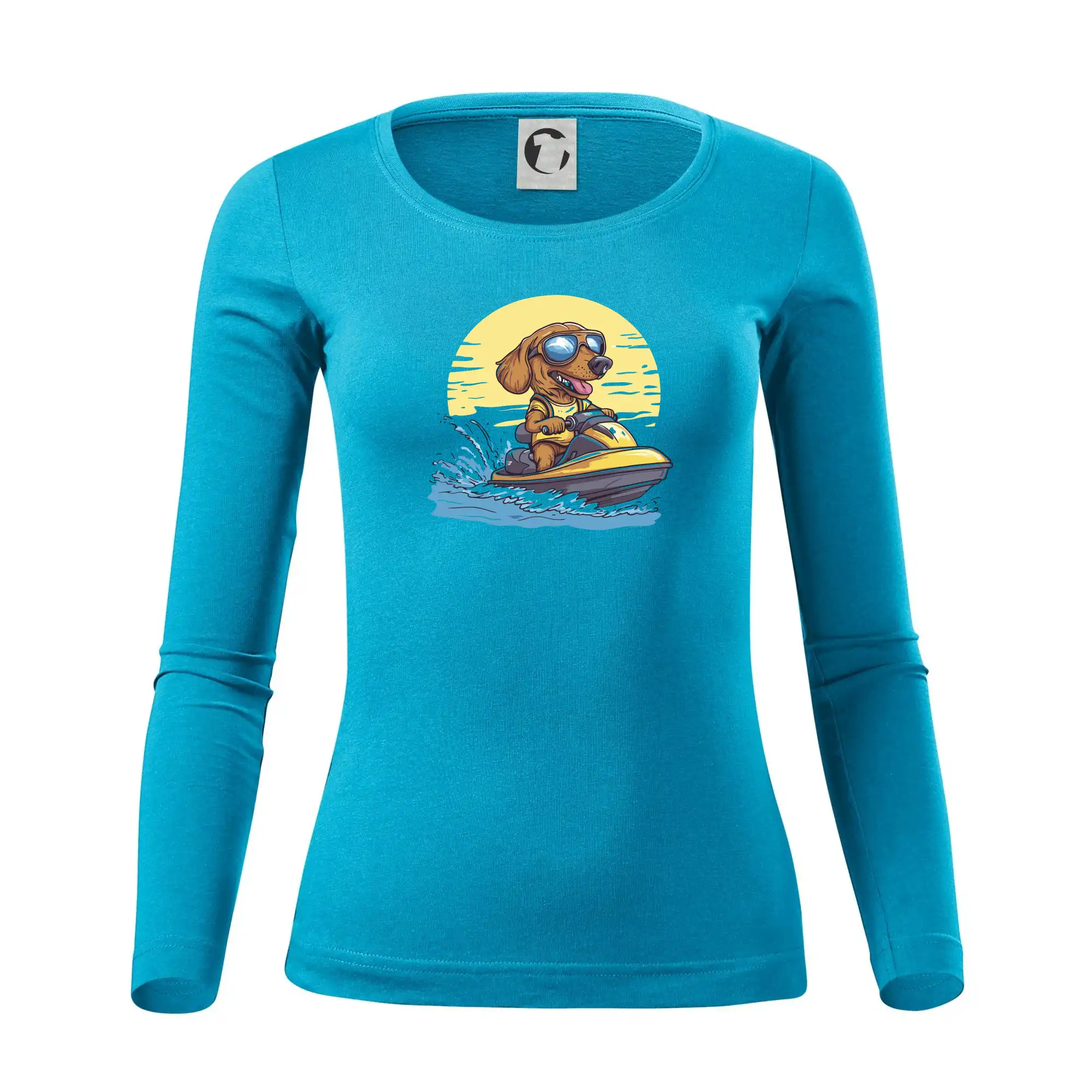 Jezevčík na vodním skútru