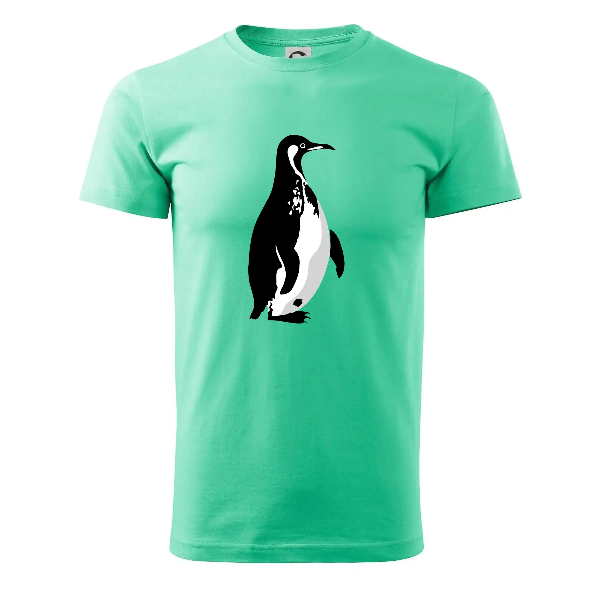 Tučňák černobílý z boku