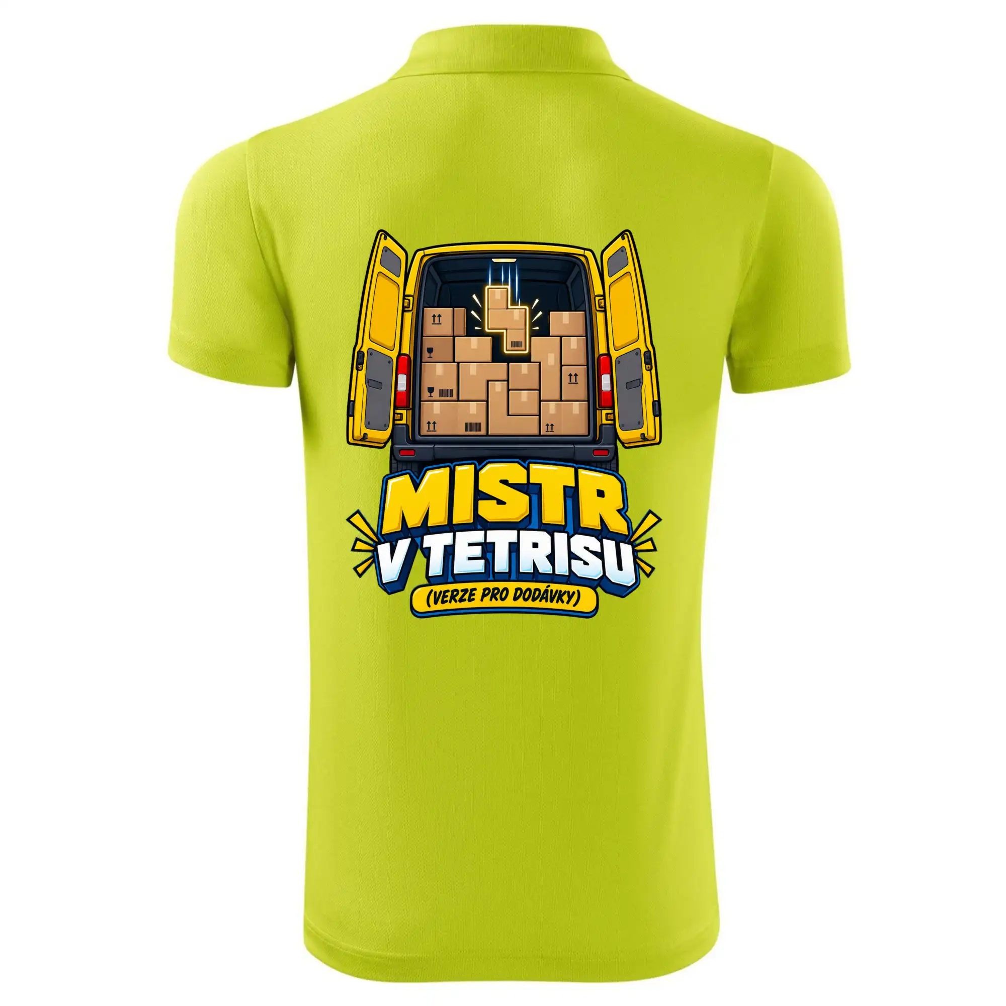 Mistr v tetrisu pro dodávky