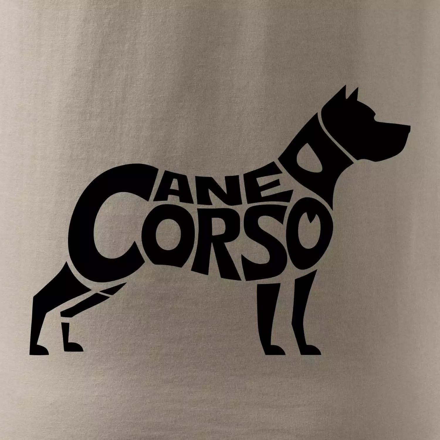 Cane corso nápis v těle