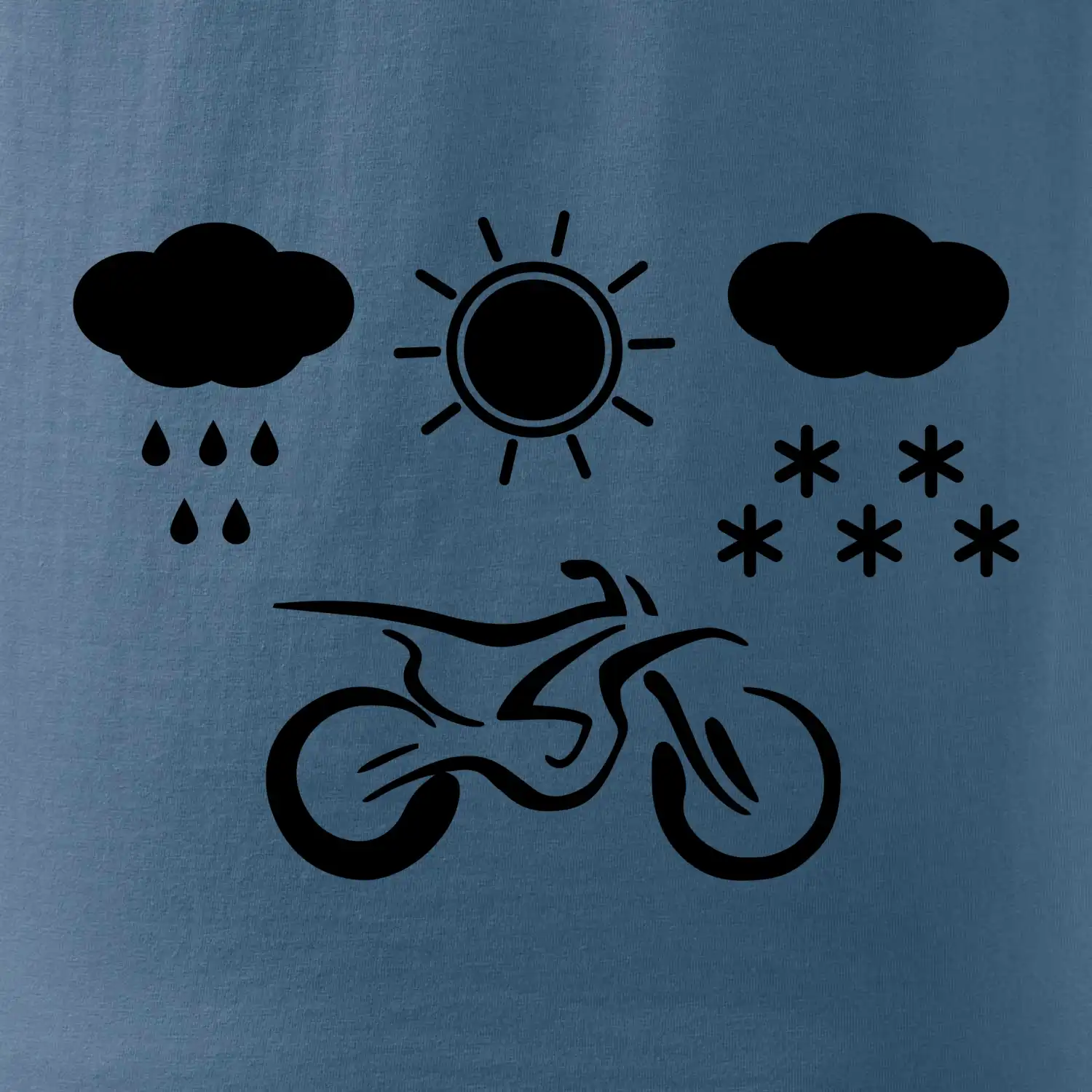 Motorkář za každého počasí - enduro