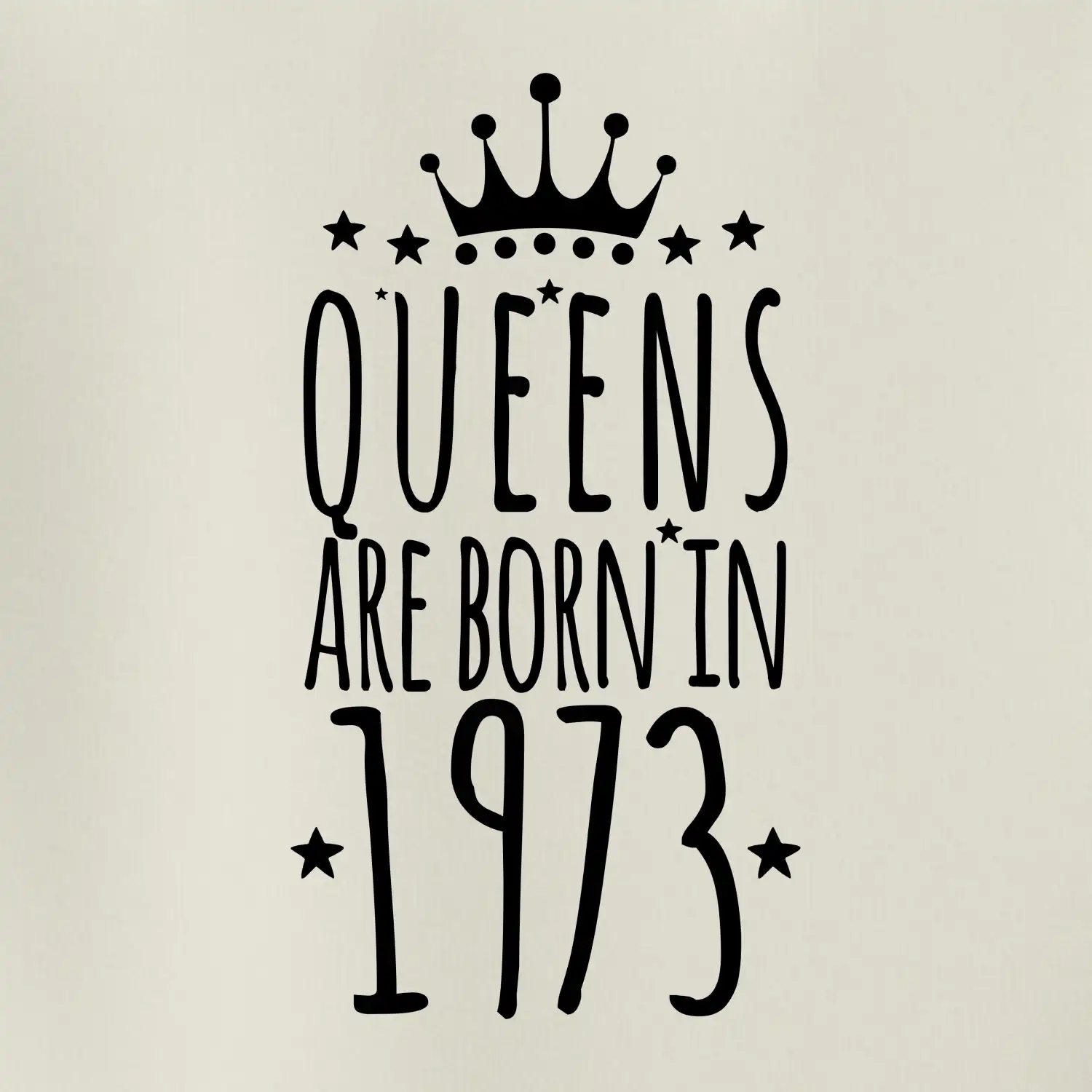 Queens are born in 1973