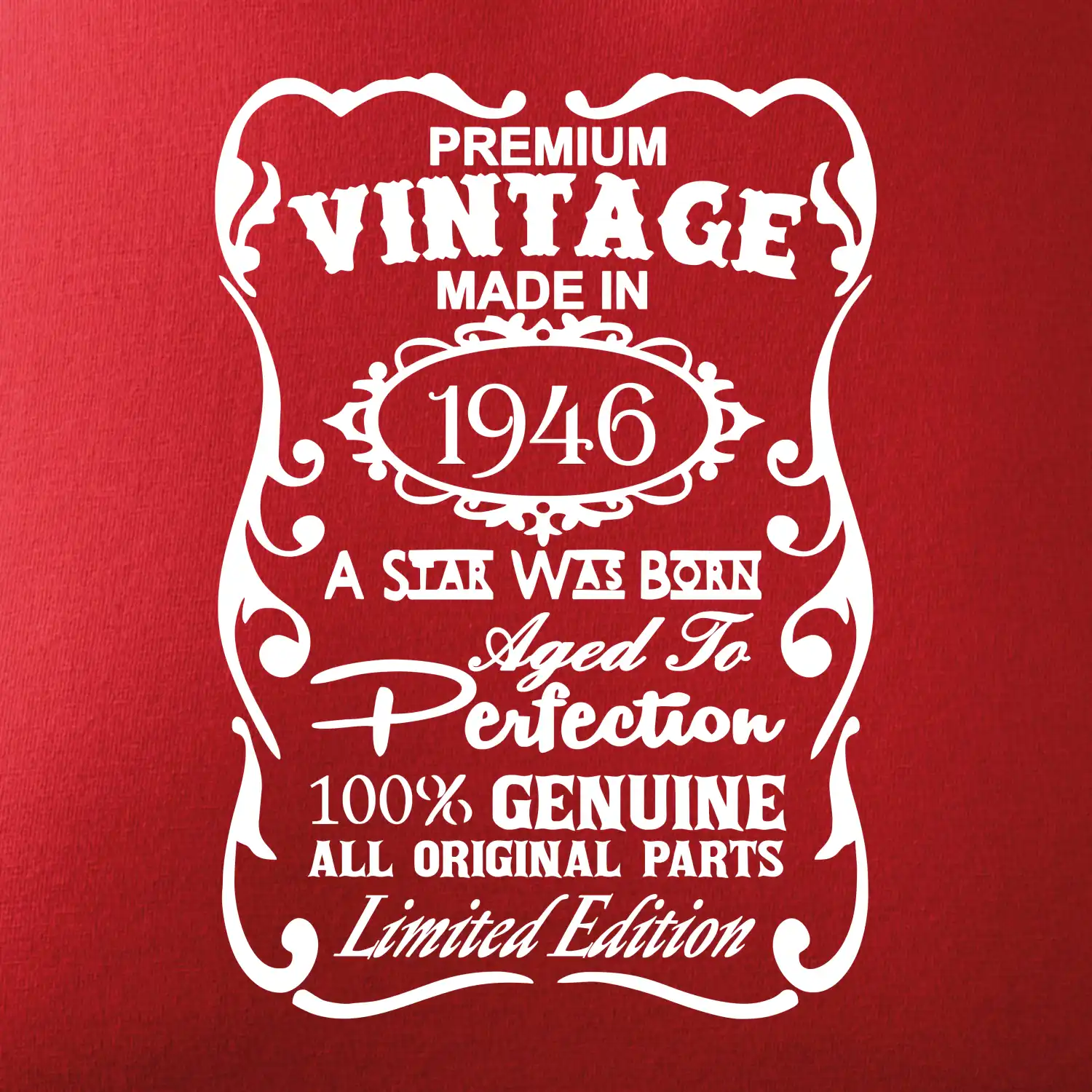 Vintage Etiketa - 1946