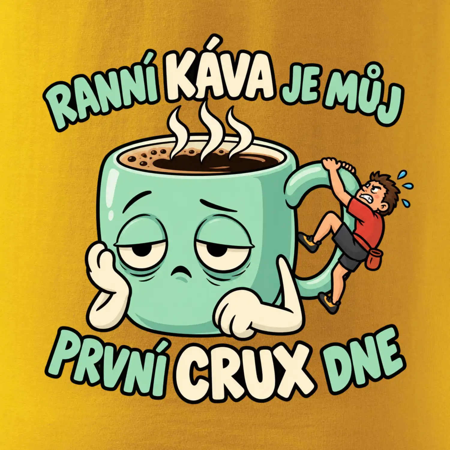 Ranní káva první crux dne