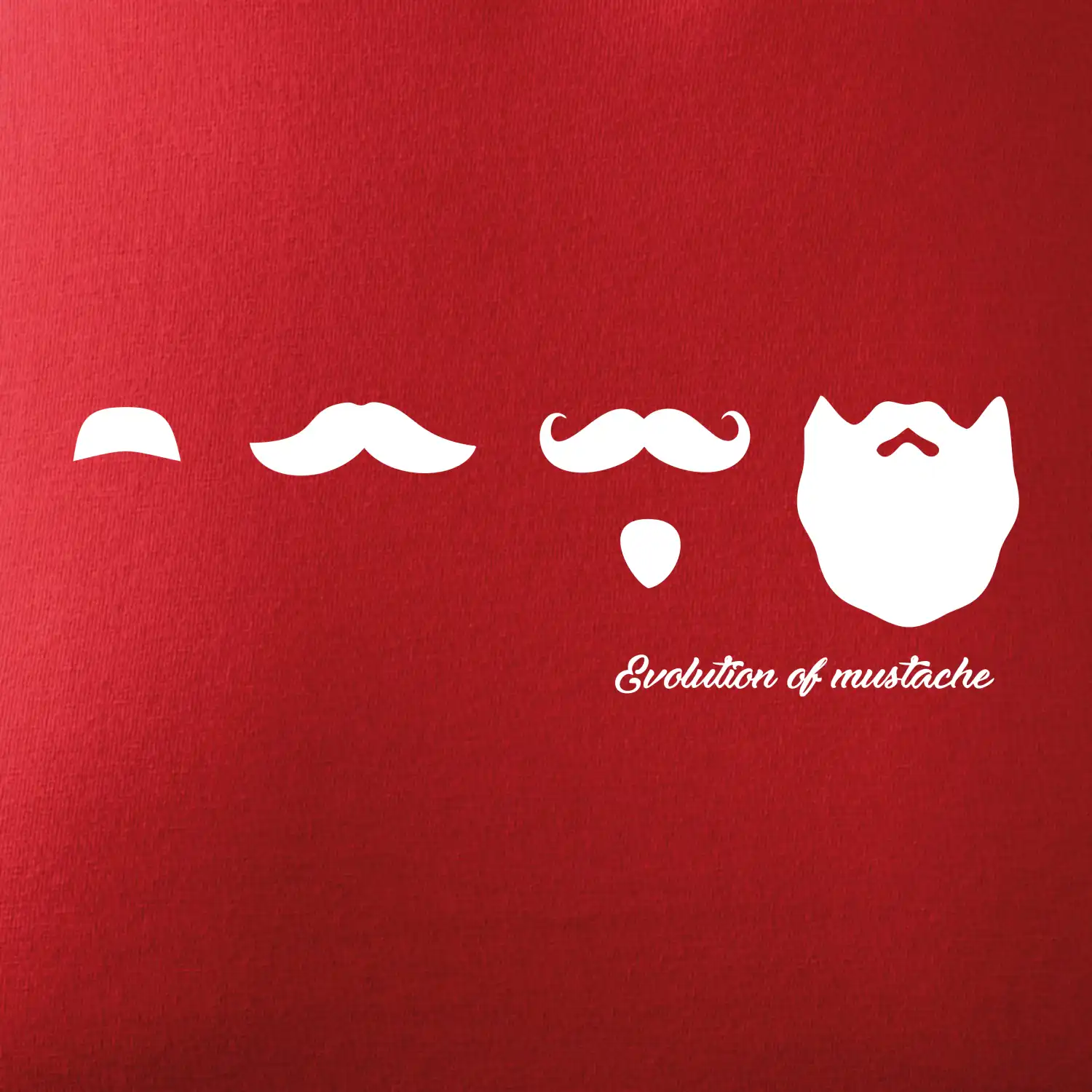 Evolution mustache