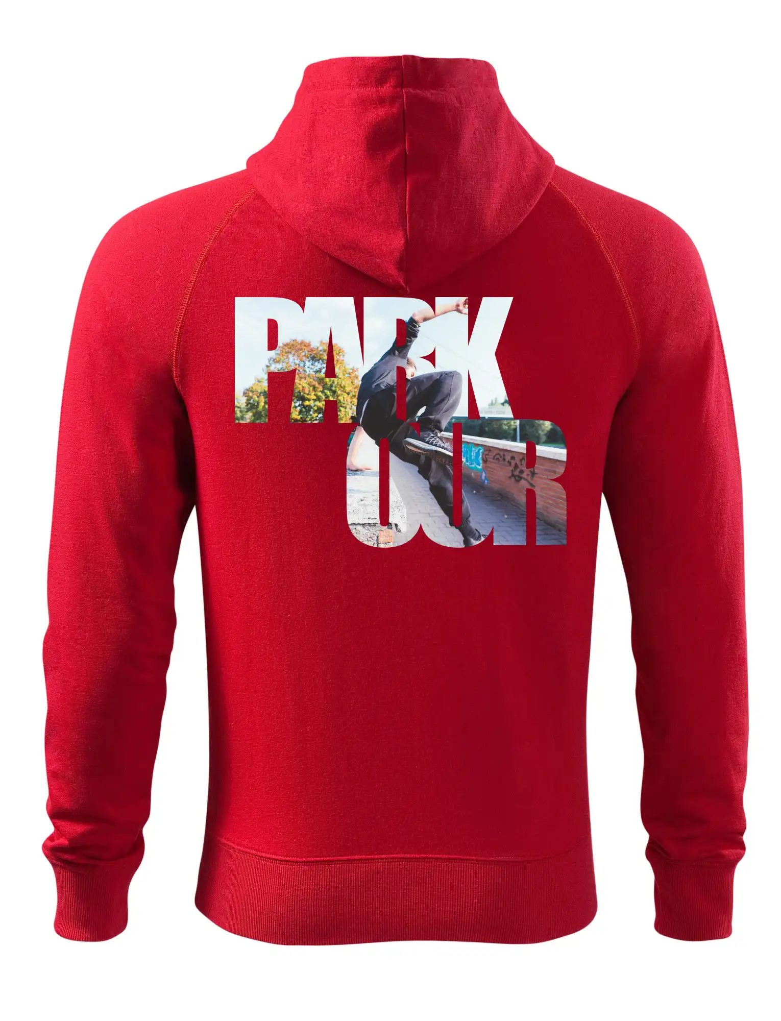 Parkour nápis ve městě