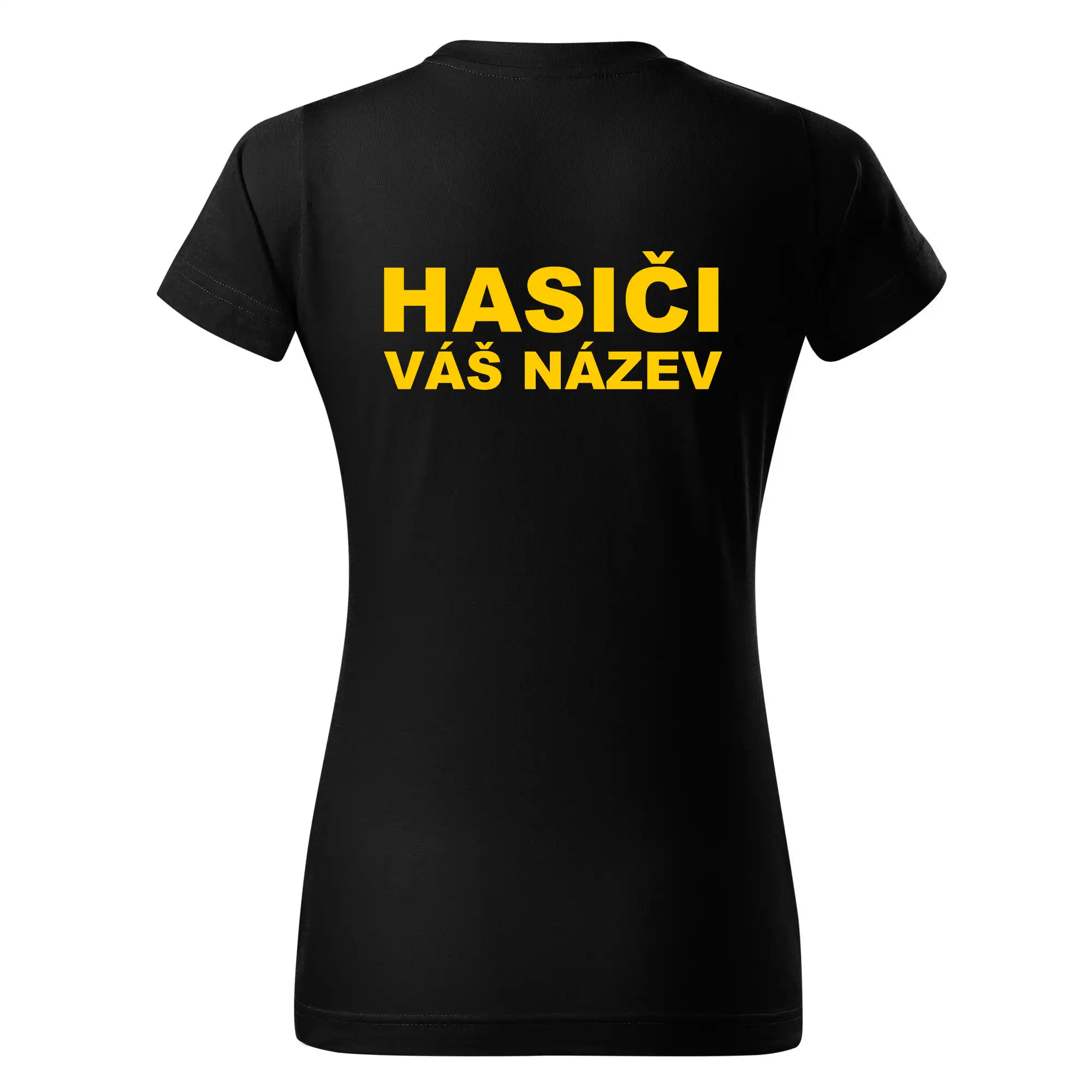 Hasiči - žlutý nápis - váš název sboru