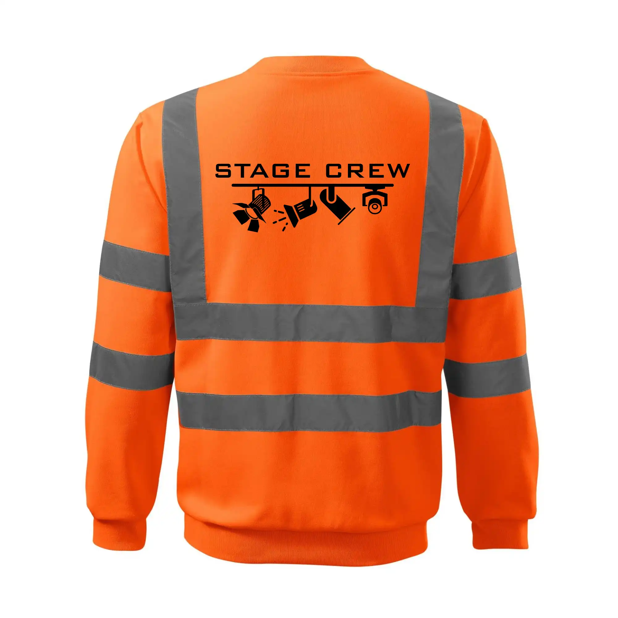 Jméno a nápis na zádech - stage crew