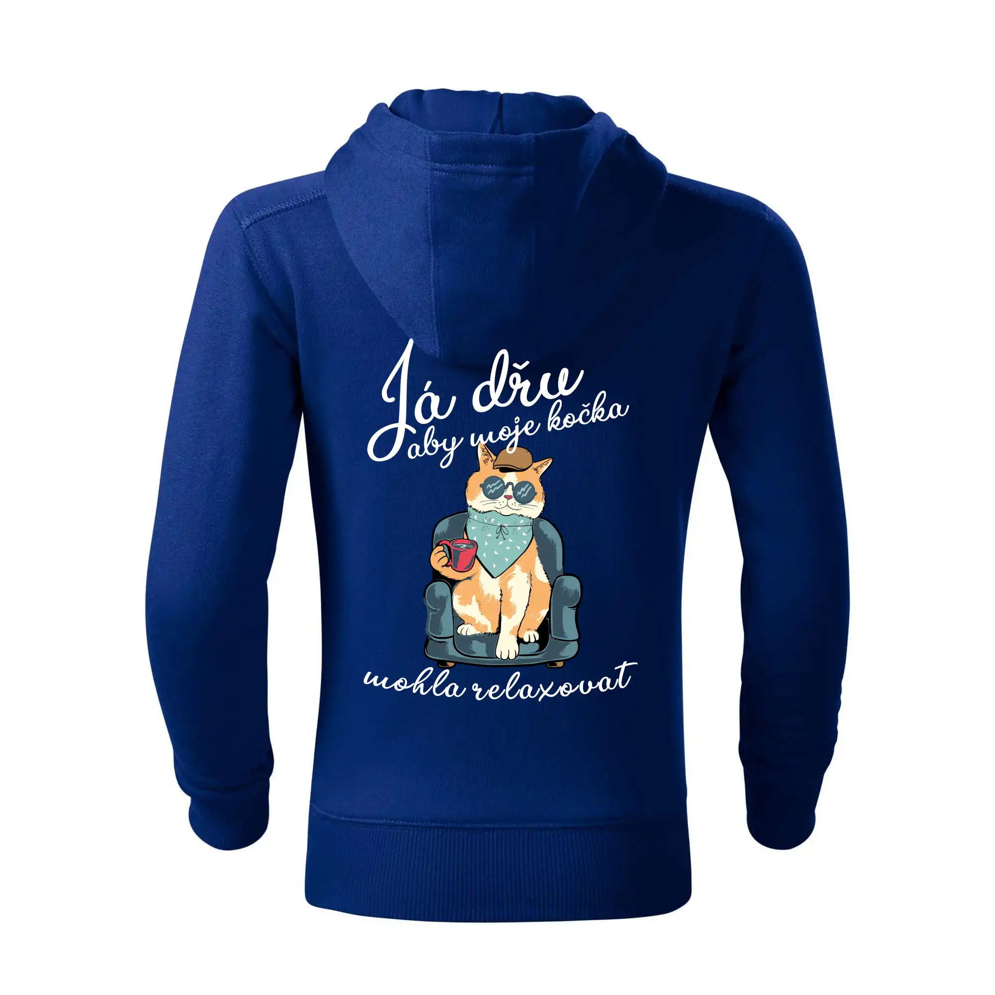 Já dřu, aby moje kočka mohla relaxovat