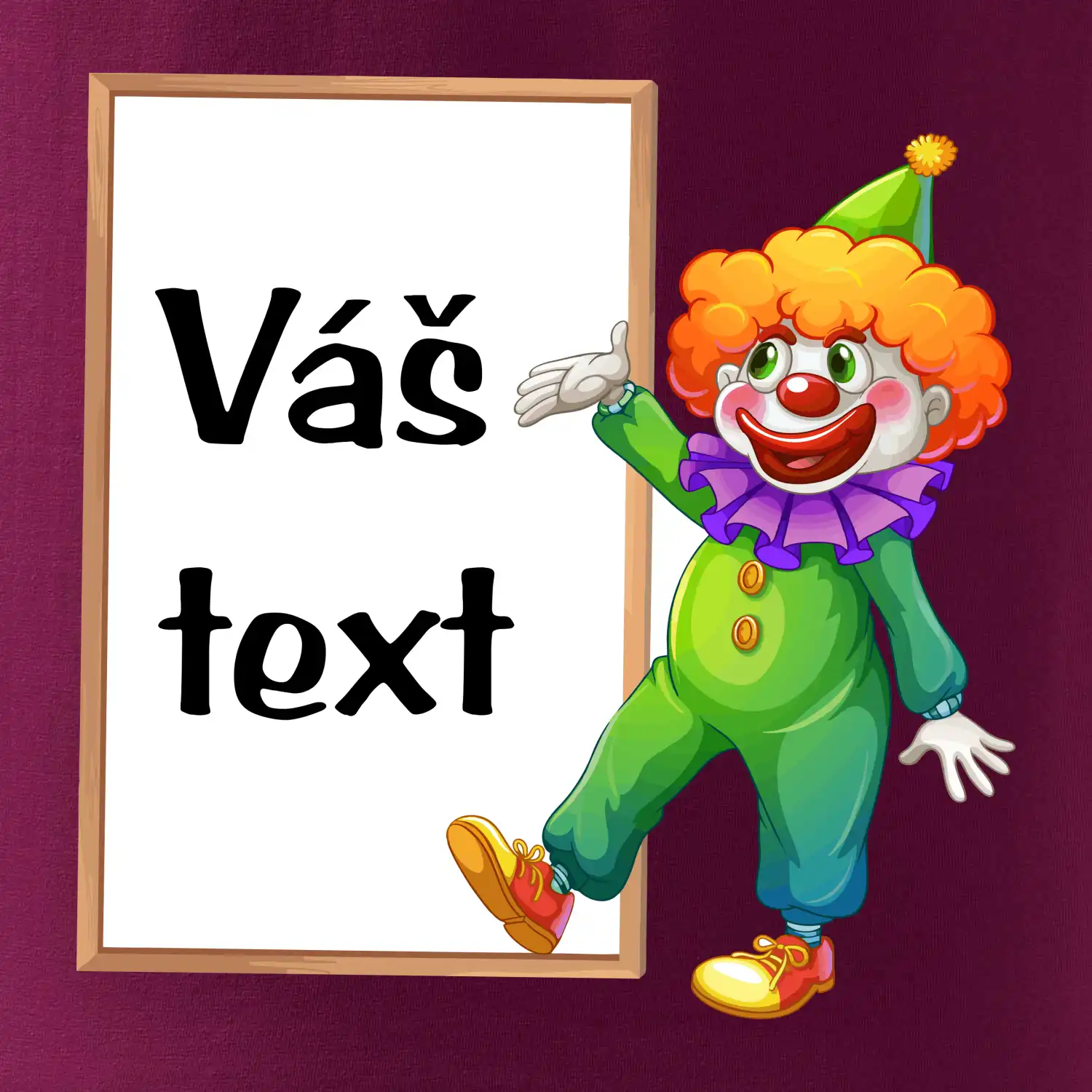 Klaun - Váš text