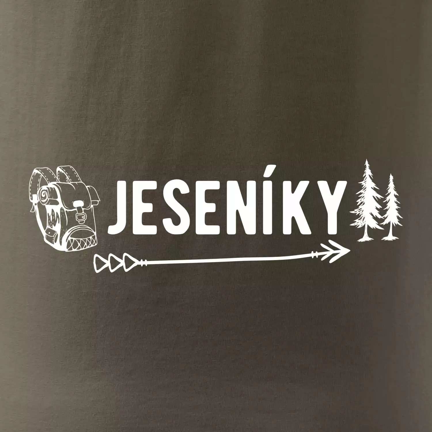 Jeseníky nápis
