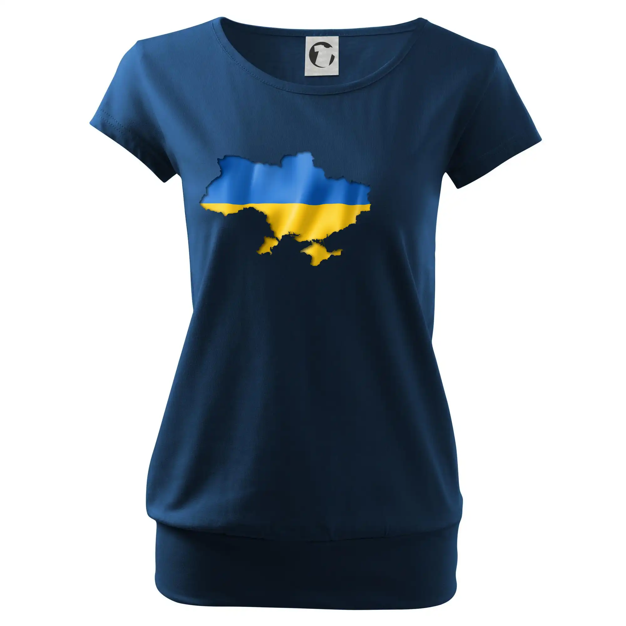 Ukrajina vlajka mapa