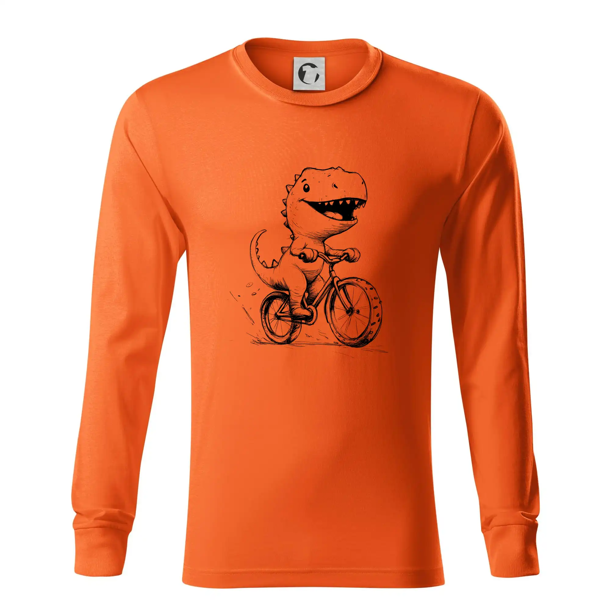 Roztomilý Dinosaurus na kole