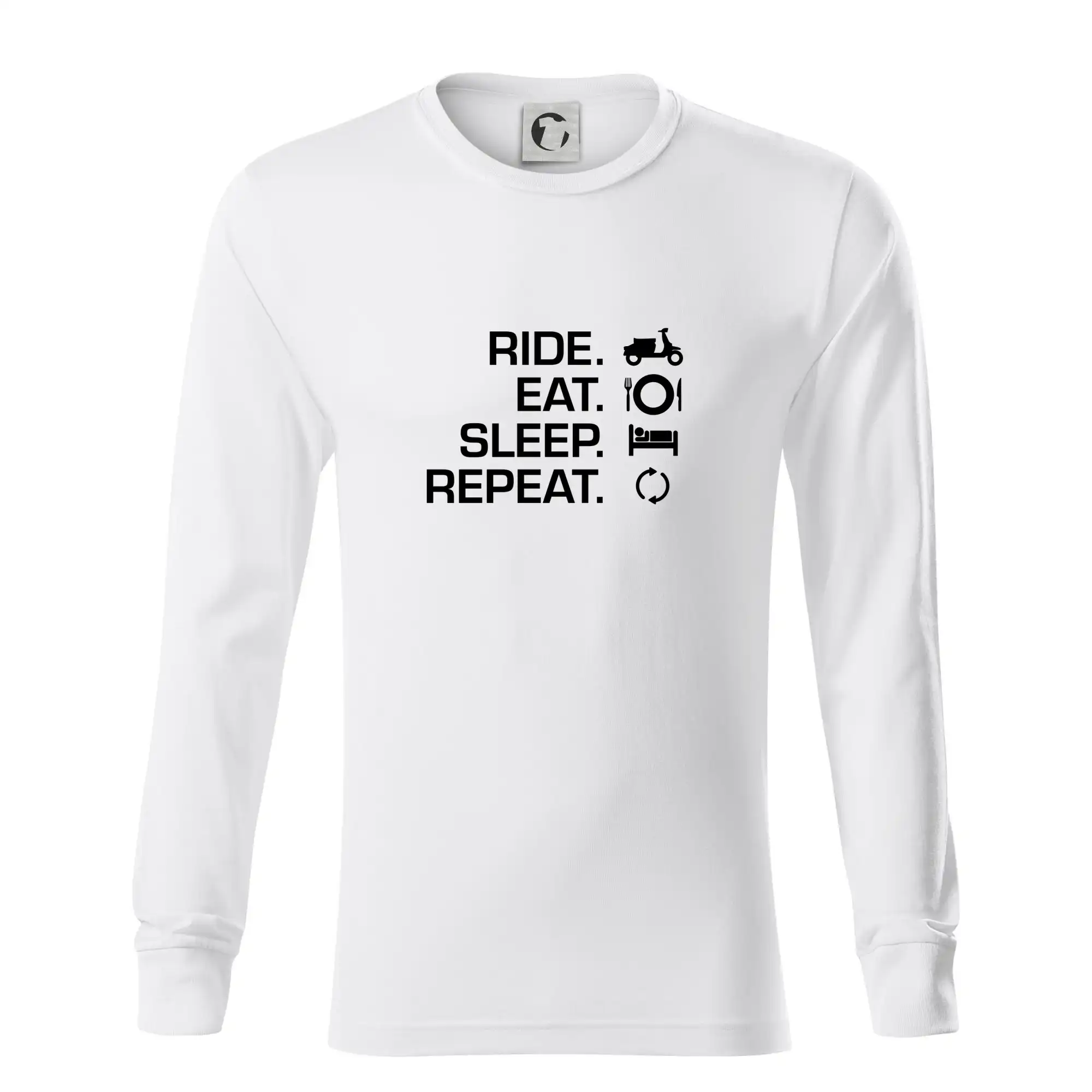 Ride Eat Sleep Repeat moto skútr