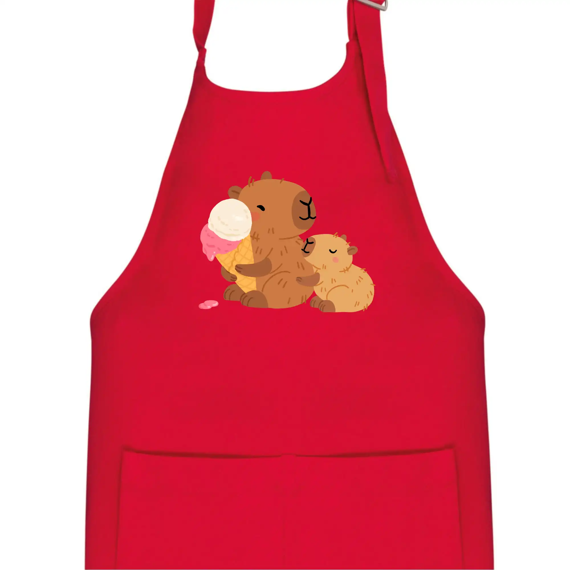 Kapybara se zmrzlinou