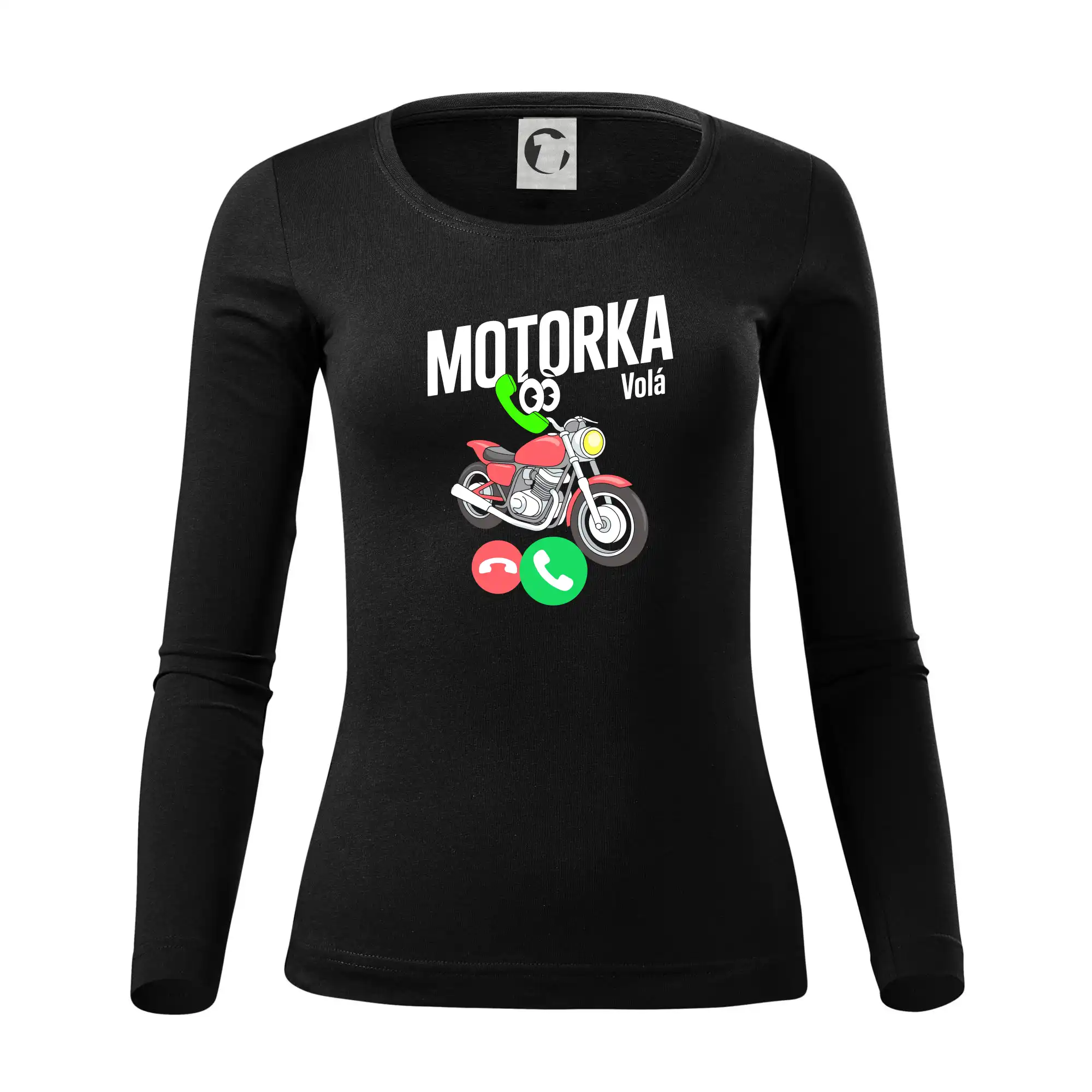 Karikatura motorka silnice volá