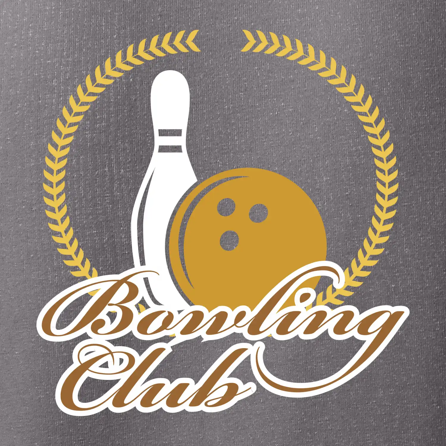 Bowling cup věnec