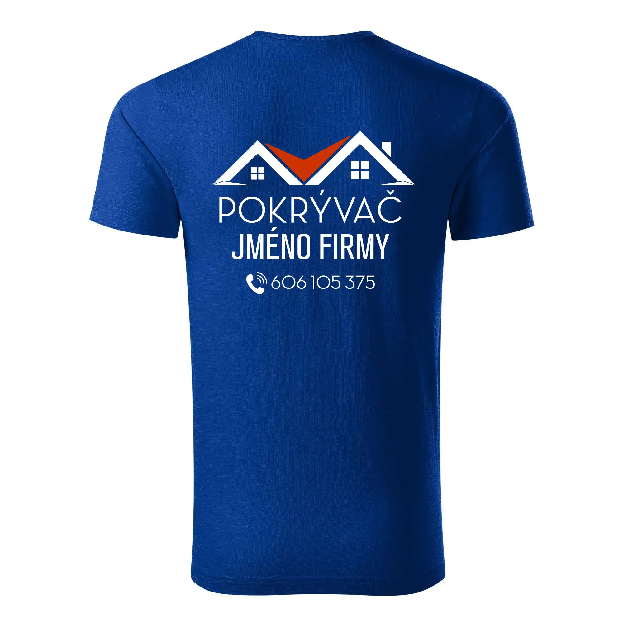 Tričko pro pokrývače - Dvě střechy