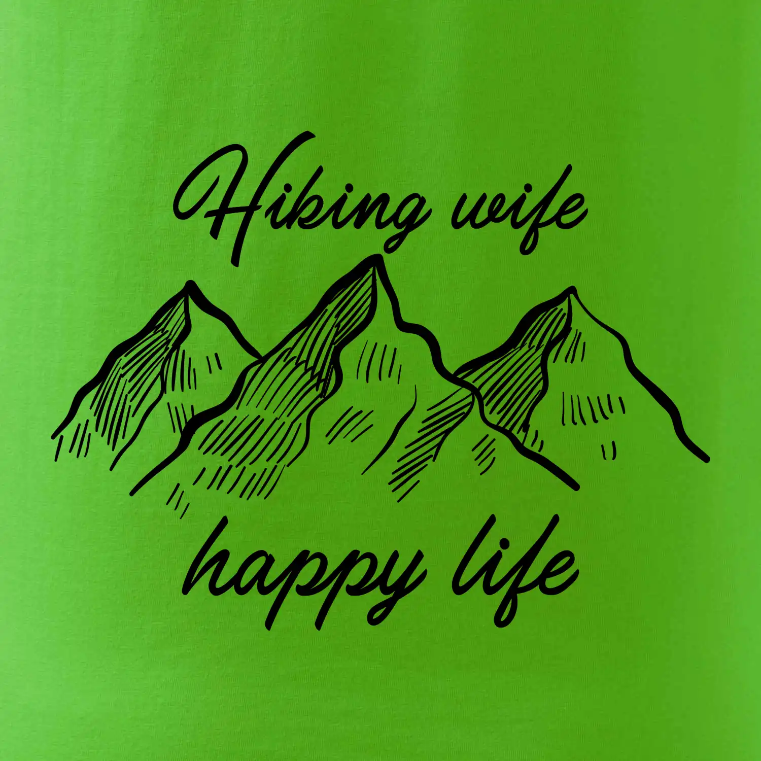 Hiking wife happy life