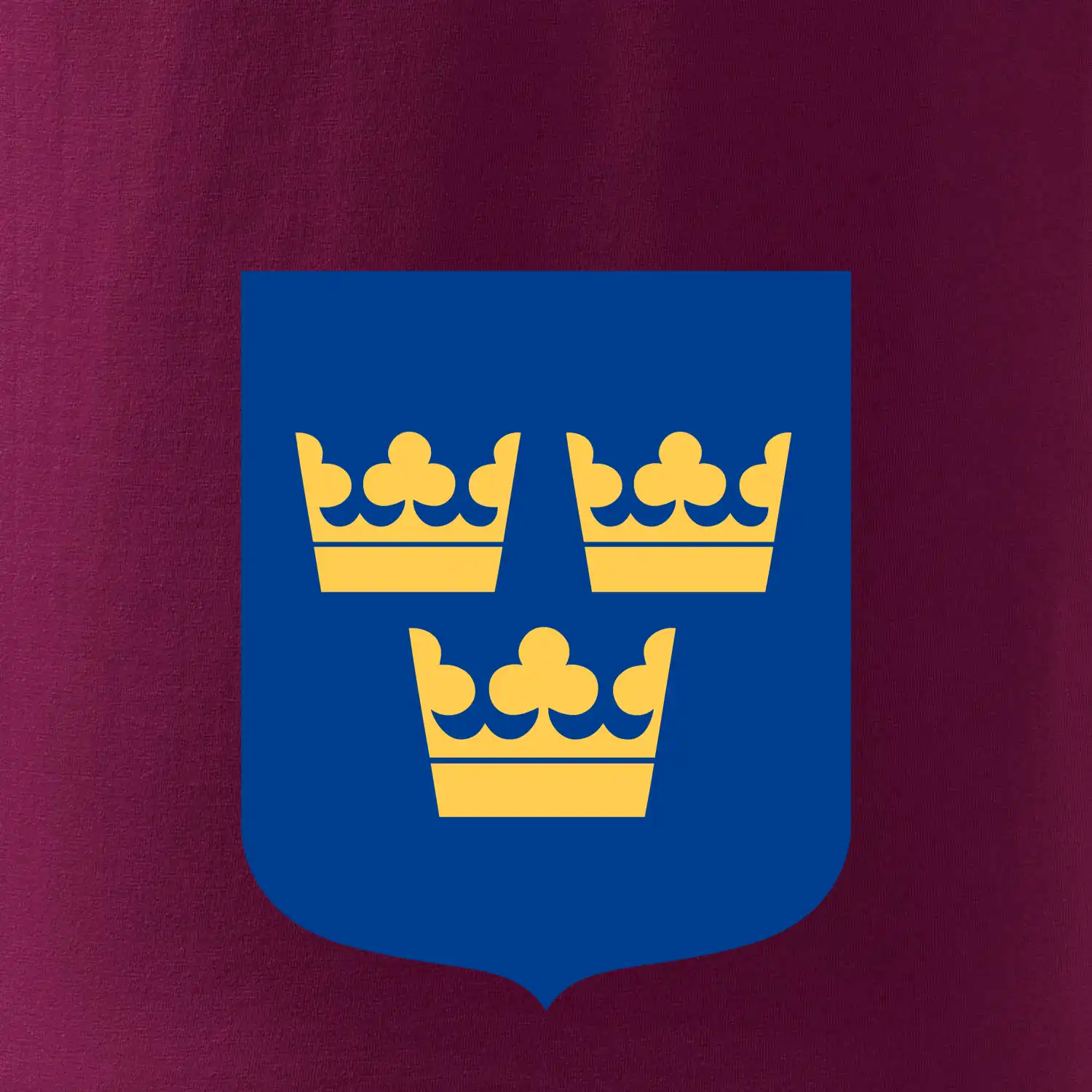 Švédský znak tři korunky velký