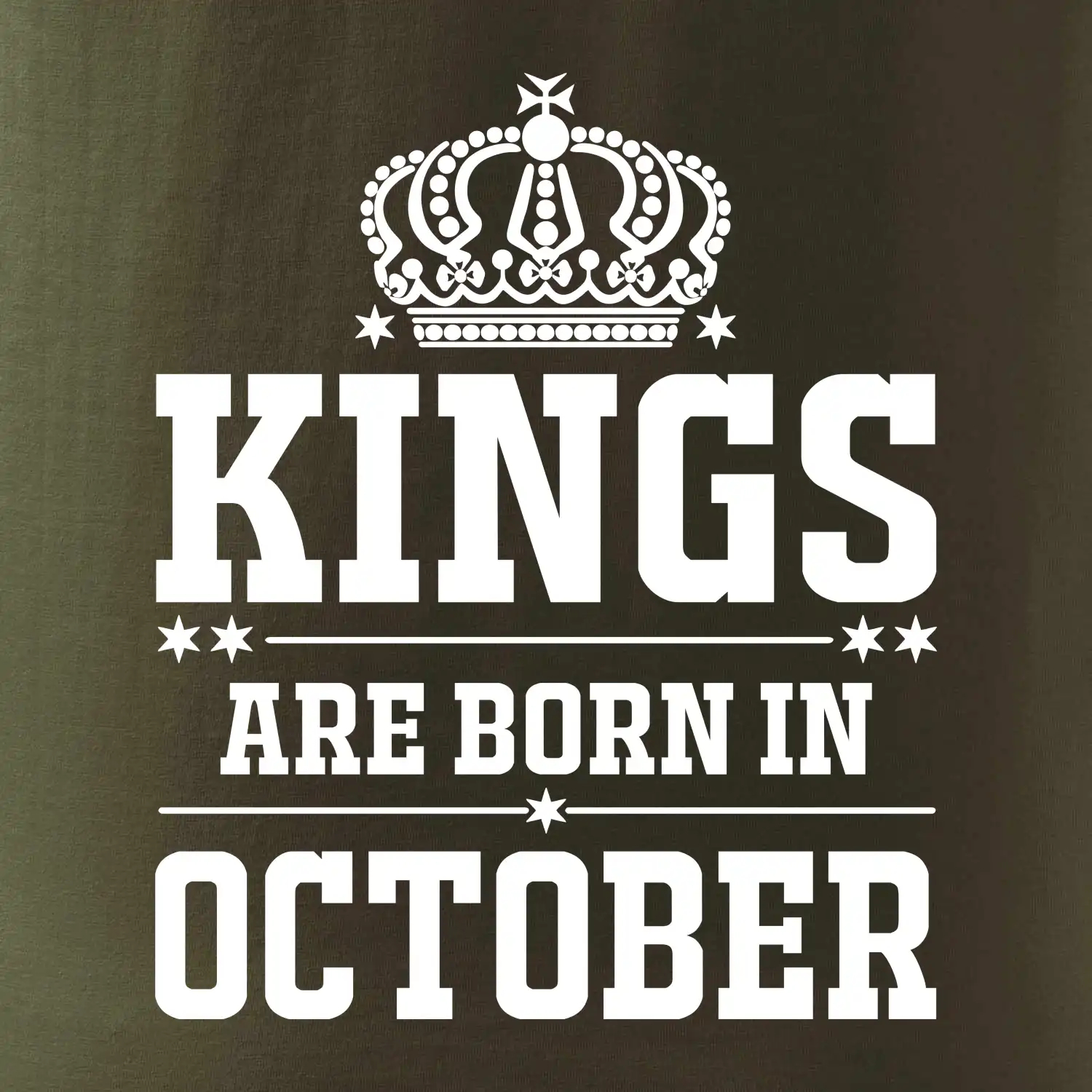 Kings are born in October