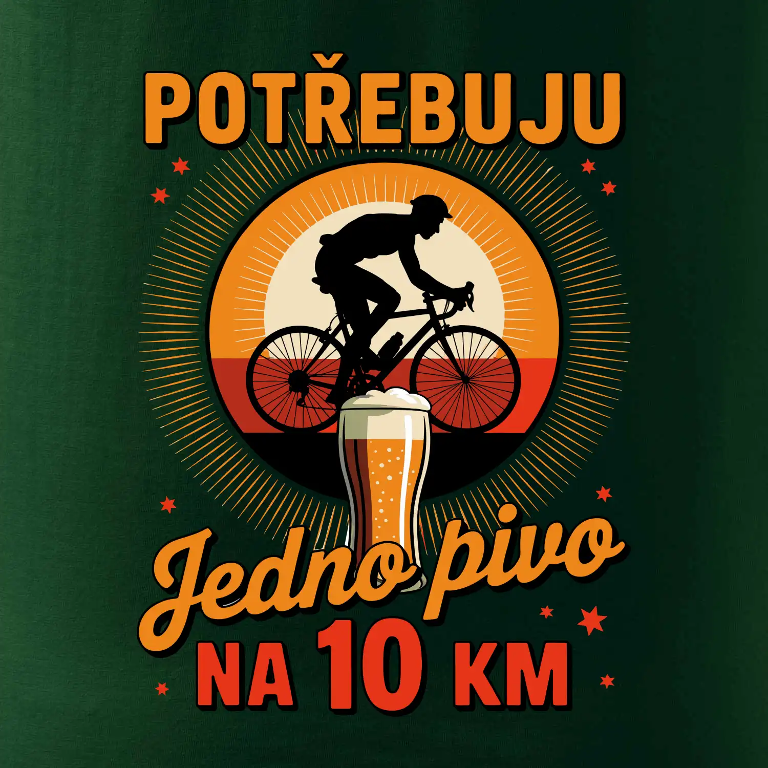 Potřebuju jedno pivo na 10 km