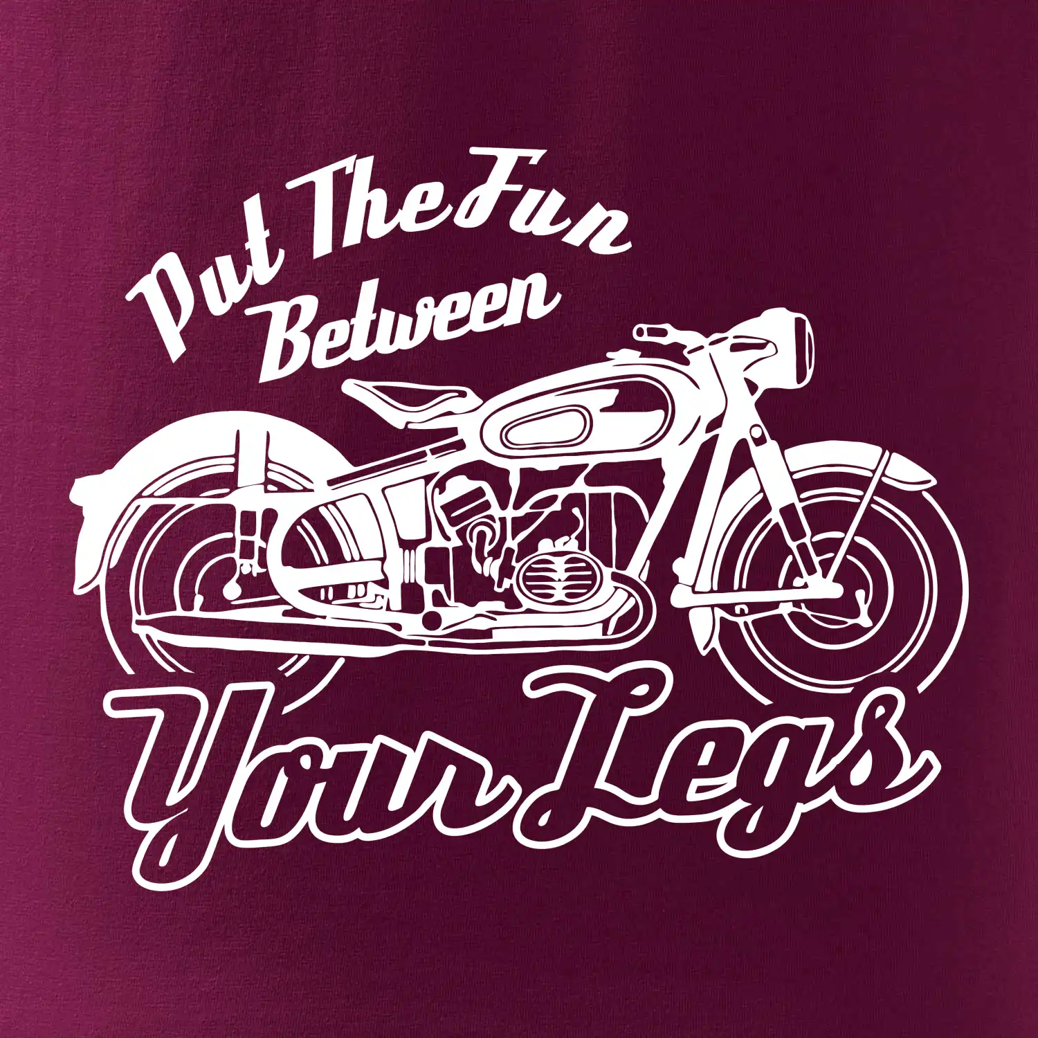 Put The Fun Between Your Legs Moto