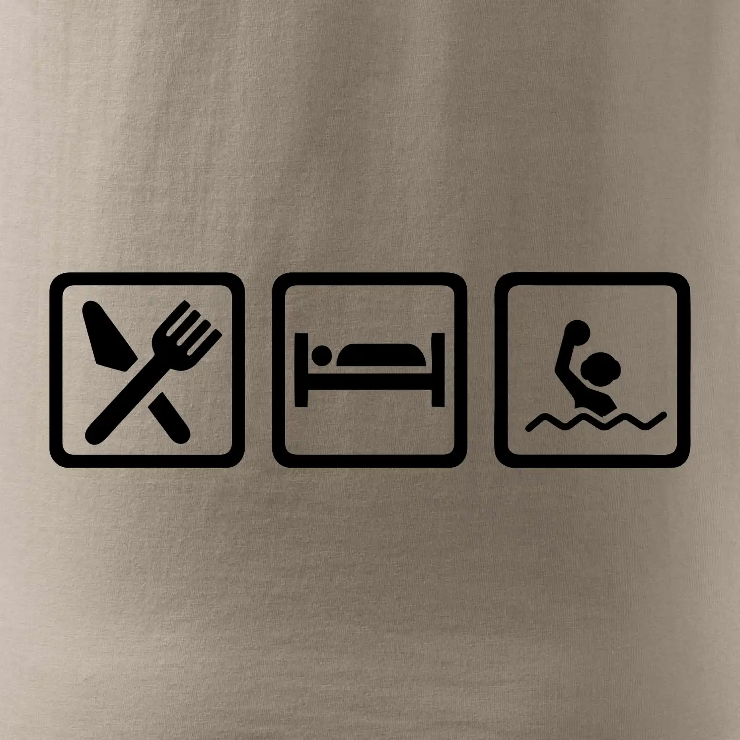 Eat sleep vodní pólo v řadě